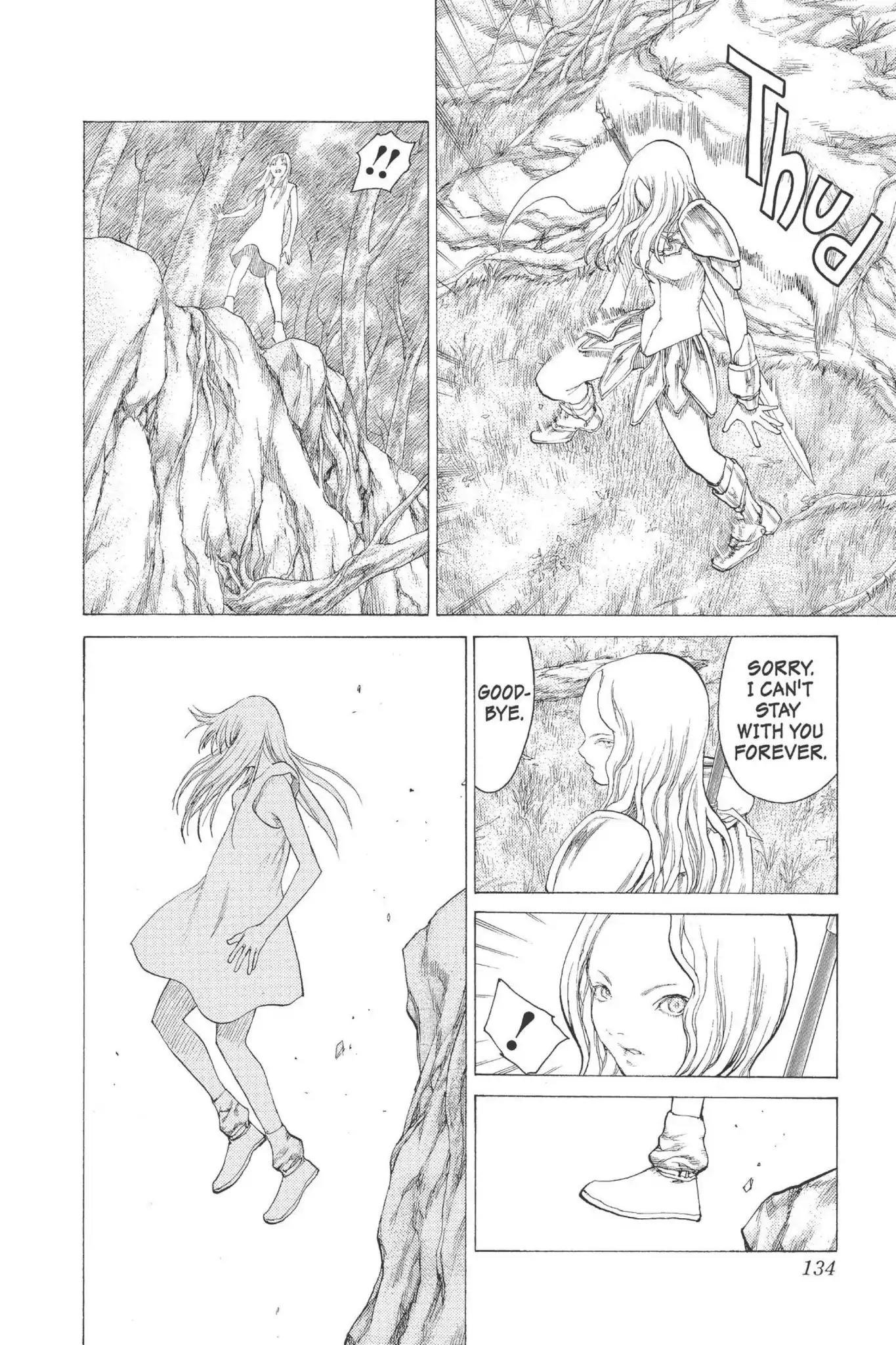 Claymore Chapter 14 page 5 - Chapter 14: Vol.3 Scene 14: Teresa of the Faint Smile, Part 3