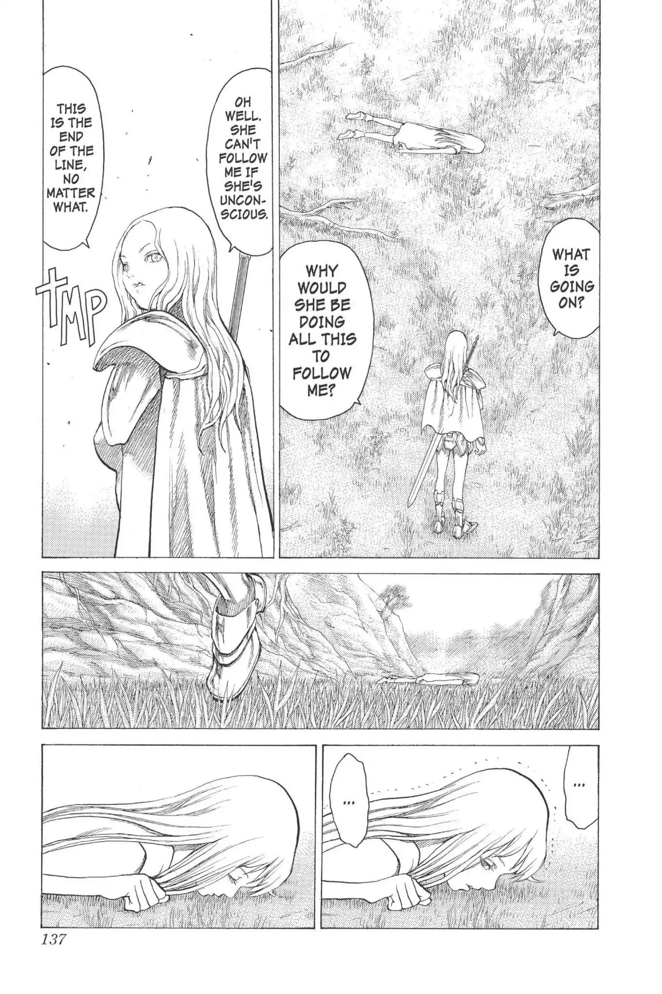 Claymore Chapter 14 page 8 - Chapter 14: Vol.3 Scene 14: Teresa of the Faint Smile, Part 3