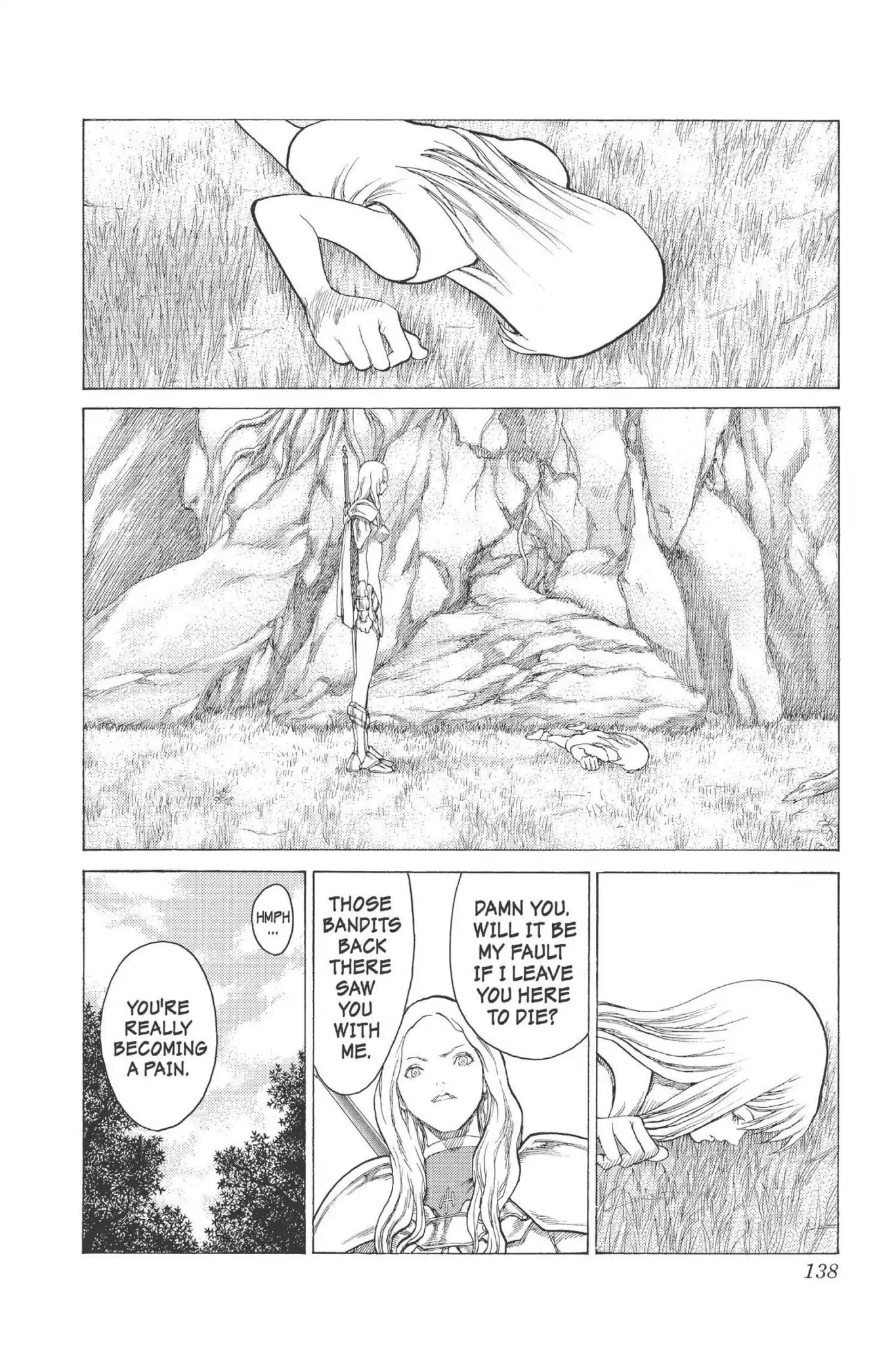 Claymore Chapter 14 page 9 - Chapter 14: Vol.3 Scene 14: Teresa of the Faint Smile, Part 3
