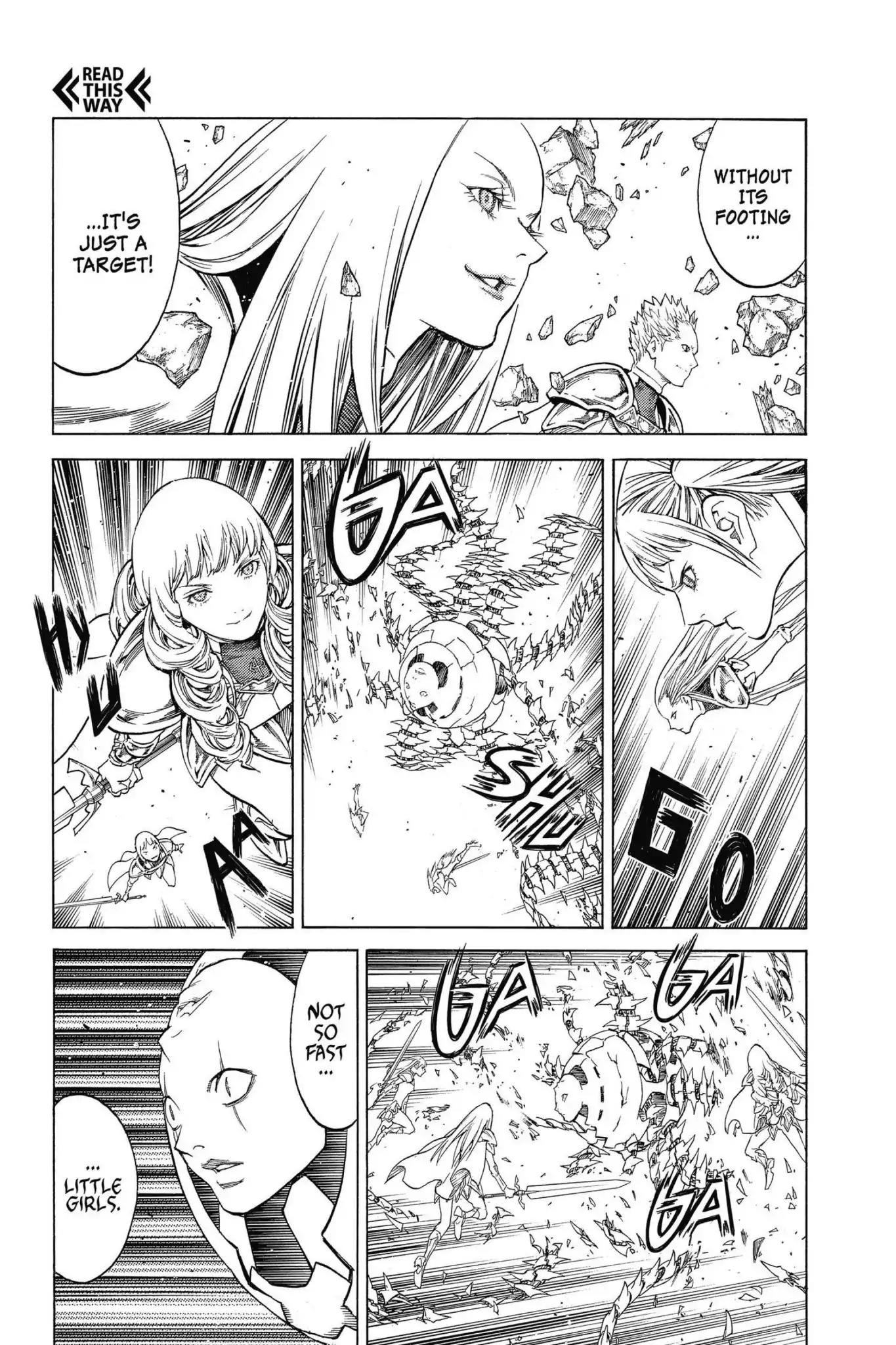 Claymore Chapter 140 page 11 - Chapter 140: Vol.25 Scene 140: Sword of the Dark Deep, Part 2
