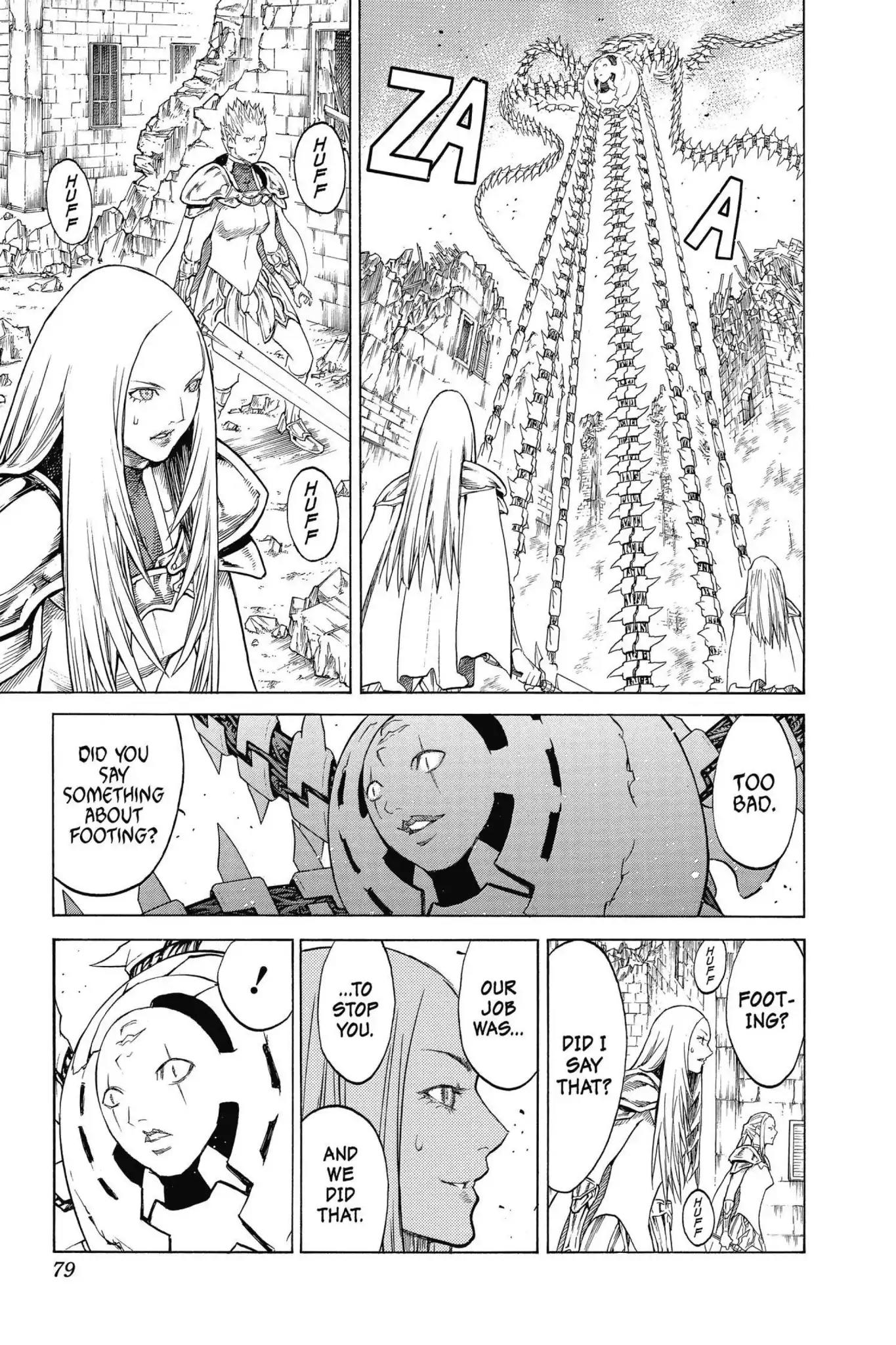 Claymore Chapter 140 page 13 - Chapter 140: Vol.25 Scene 140: Sword of the Dark Deep, Part 2