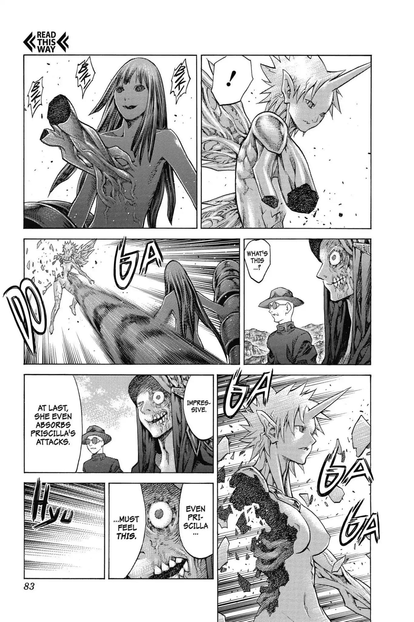 Claymore Chapter 140 page 16 - Chapter 140: Vol.25 Scene 140: Sword of the Dark Deep, Part 2