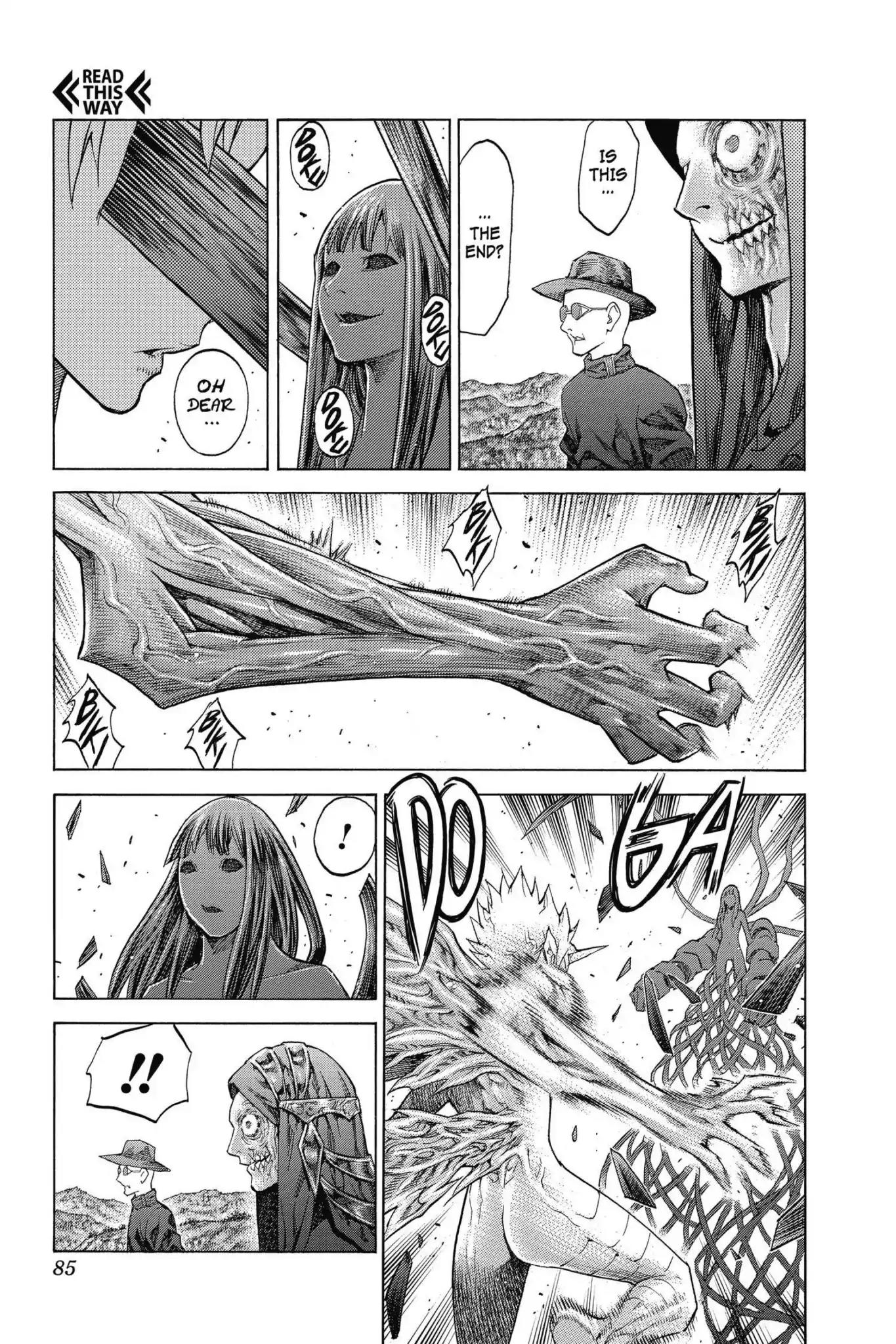 Claymore Chapter 140 page 18 - Chapter 140: Vol.25 Scene 140: Sword of the Dark Deep, Part 2