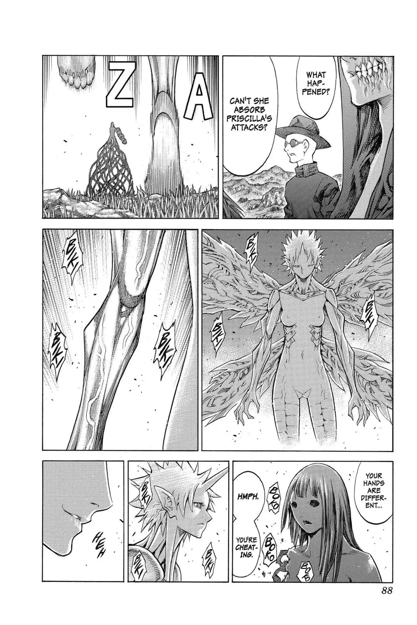 Claymore Chapter 140 page 21 - Chapter 140: Vol.25 Scene 140: Sword of the Dark Deep, Part 2