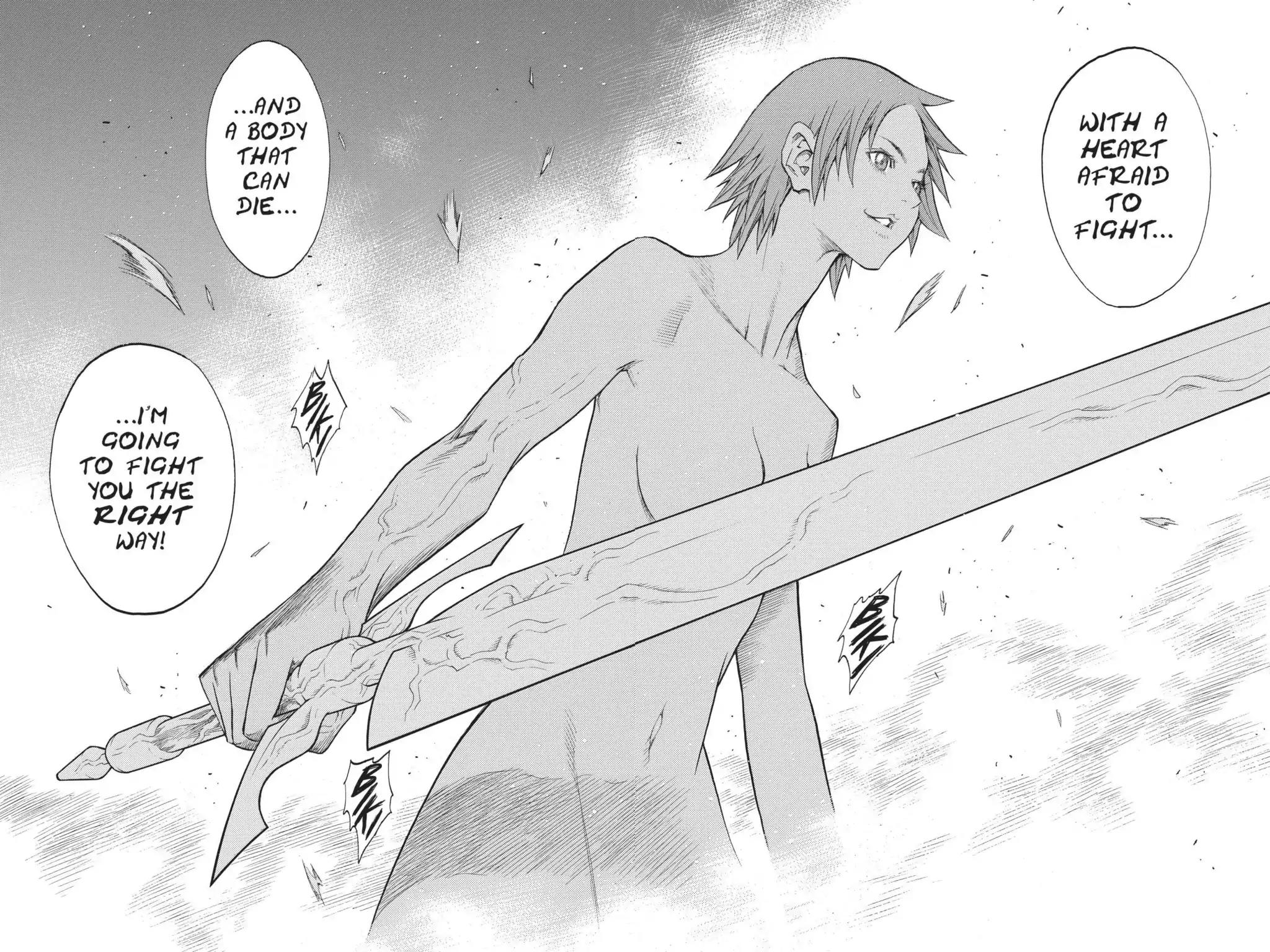 Claymore Chapter 140 page 23 - Chapter 140: Vol.25 Scene 140: Sword of the Dark Deep, Part 2