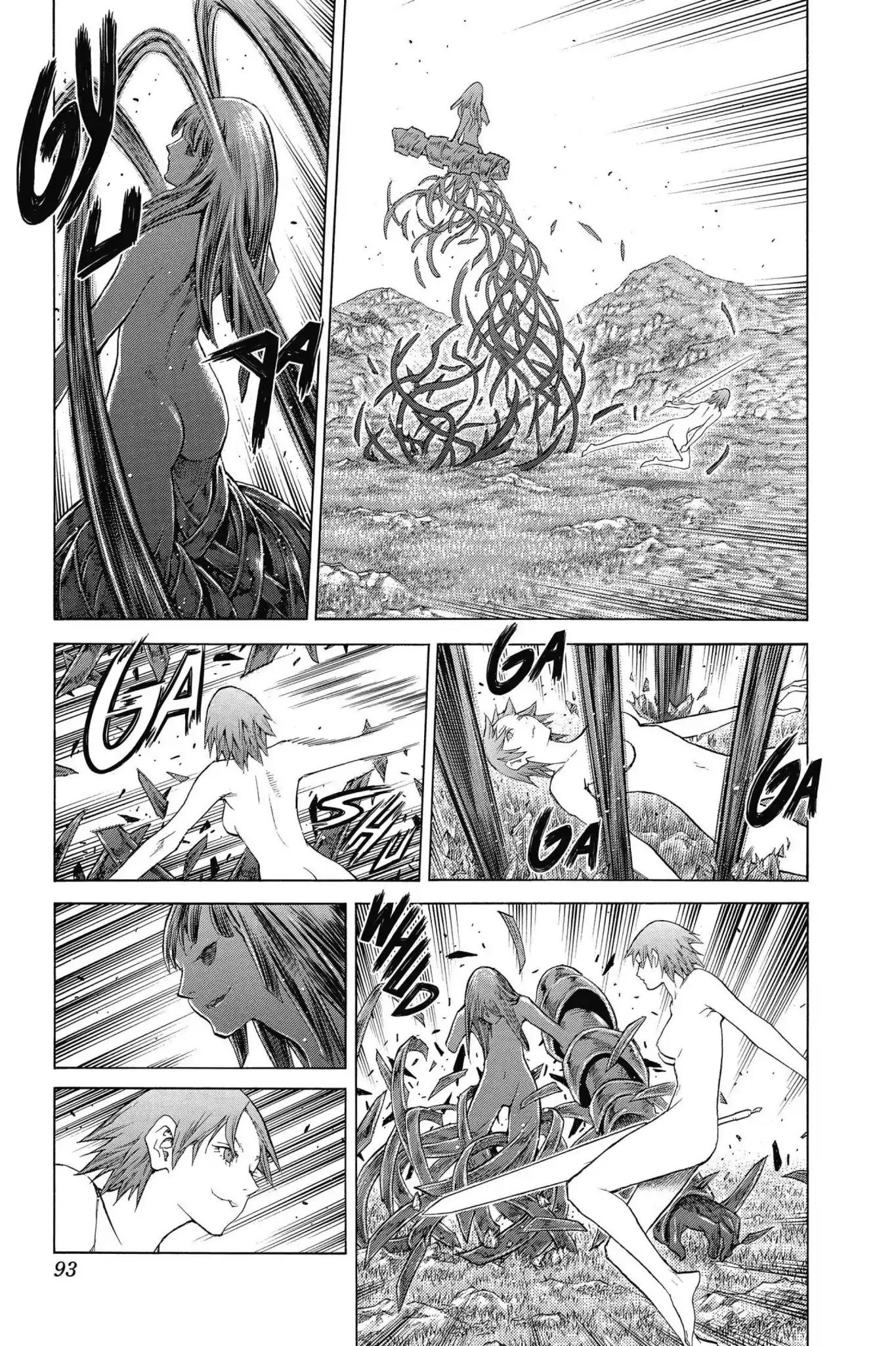Claymore Chapter 140 page 25 - Chapter 140: Vol.25 Scene 140: Sword of the Dark Deep, Part 2