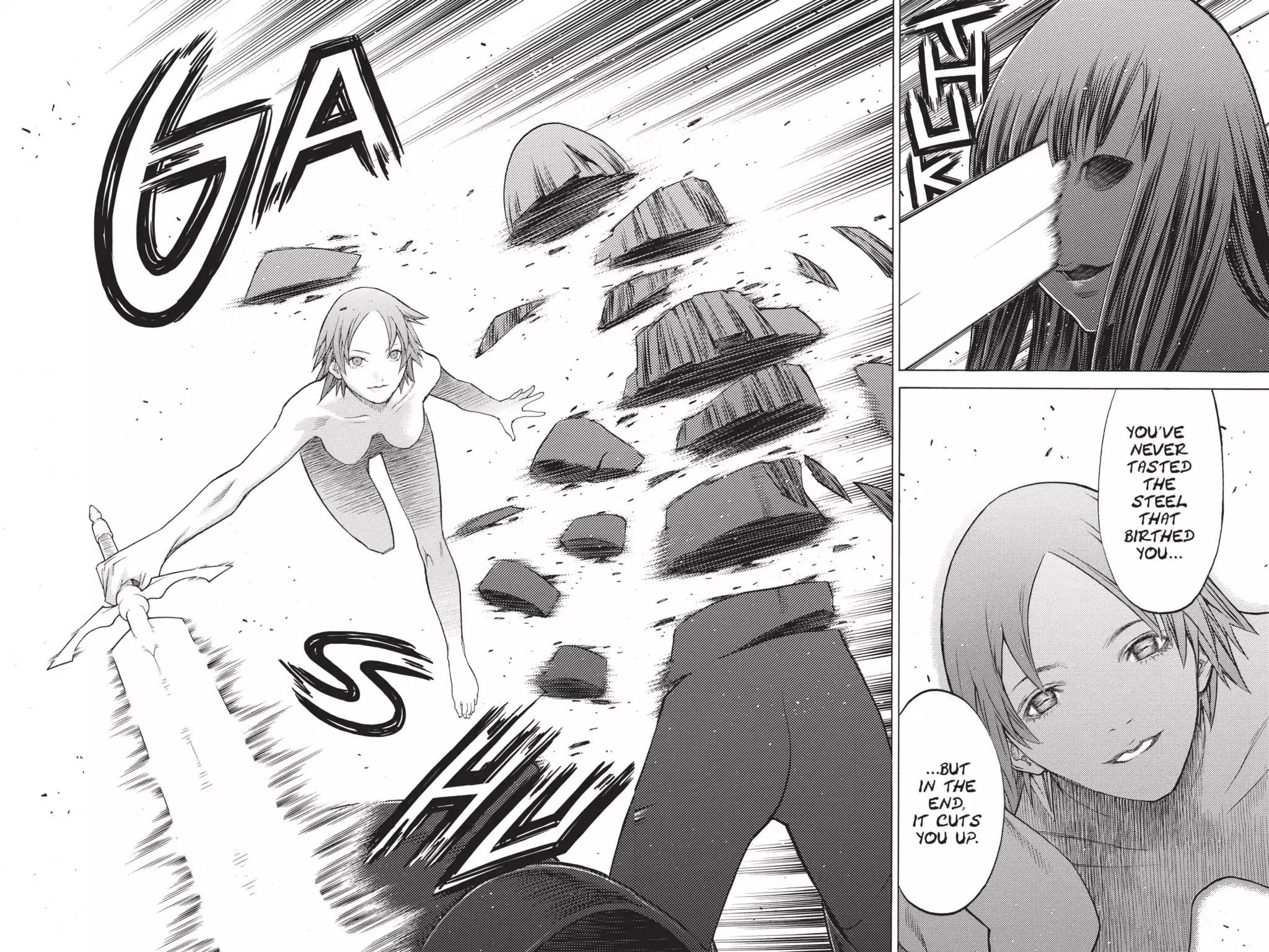 Claymore Chapter 140 page 26 - Chapter 140: Vol.25 Scene 140: Sword of the Dark Deep, Part 2