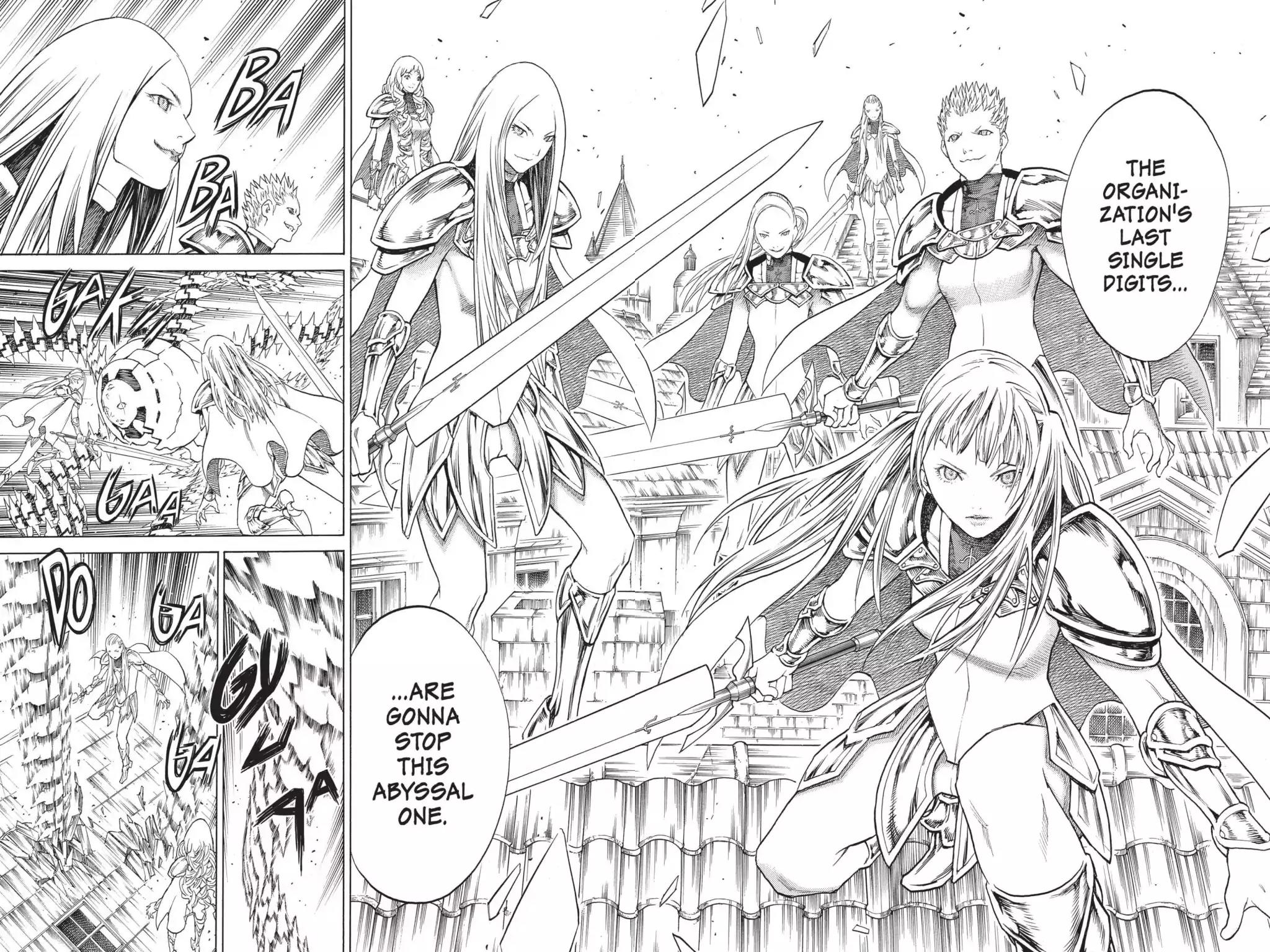 Claymore Chapter 140 page 7 - Chapter 140: Vol.25 Scene 140: Sword of the Dark Deep, Part 2