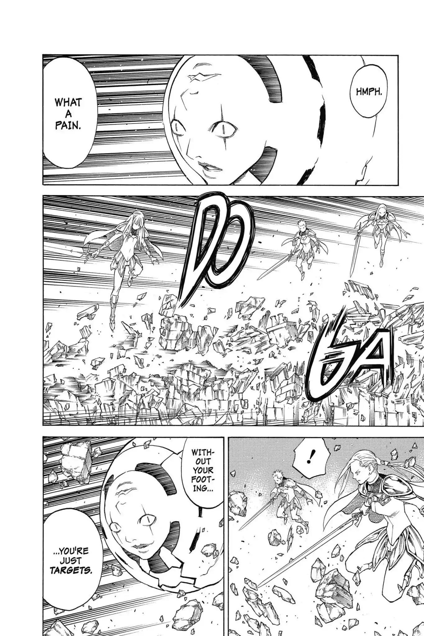Claymore Chapter 140 page 8 - Chapter 140: Vol.25 Scene 140: Sword of the Dark Deep, Part 2