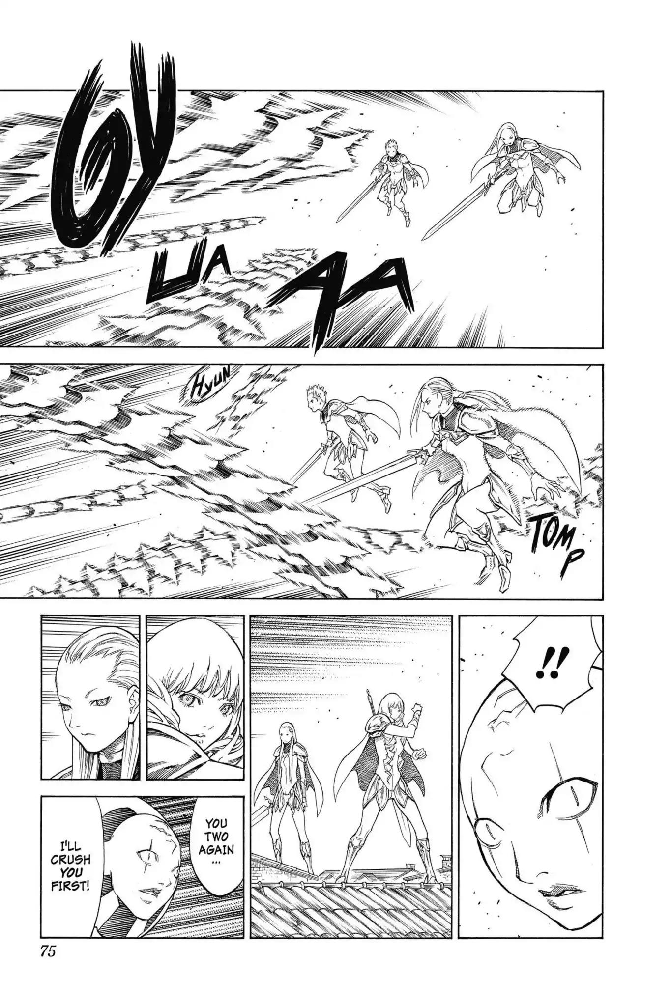 Claymore Chapter 140 page 9 - Chapter 140: Vol.25 Scene 140: Sword of the Dark Deep, Part 2