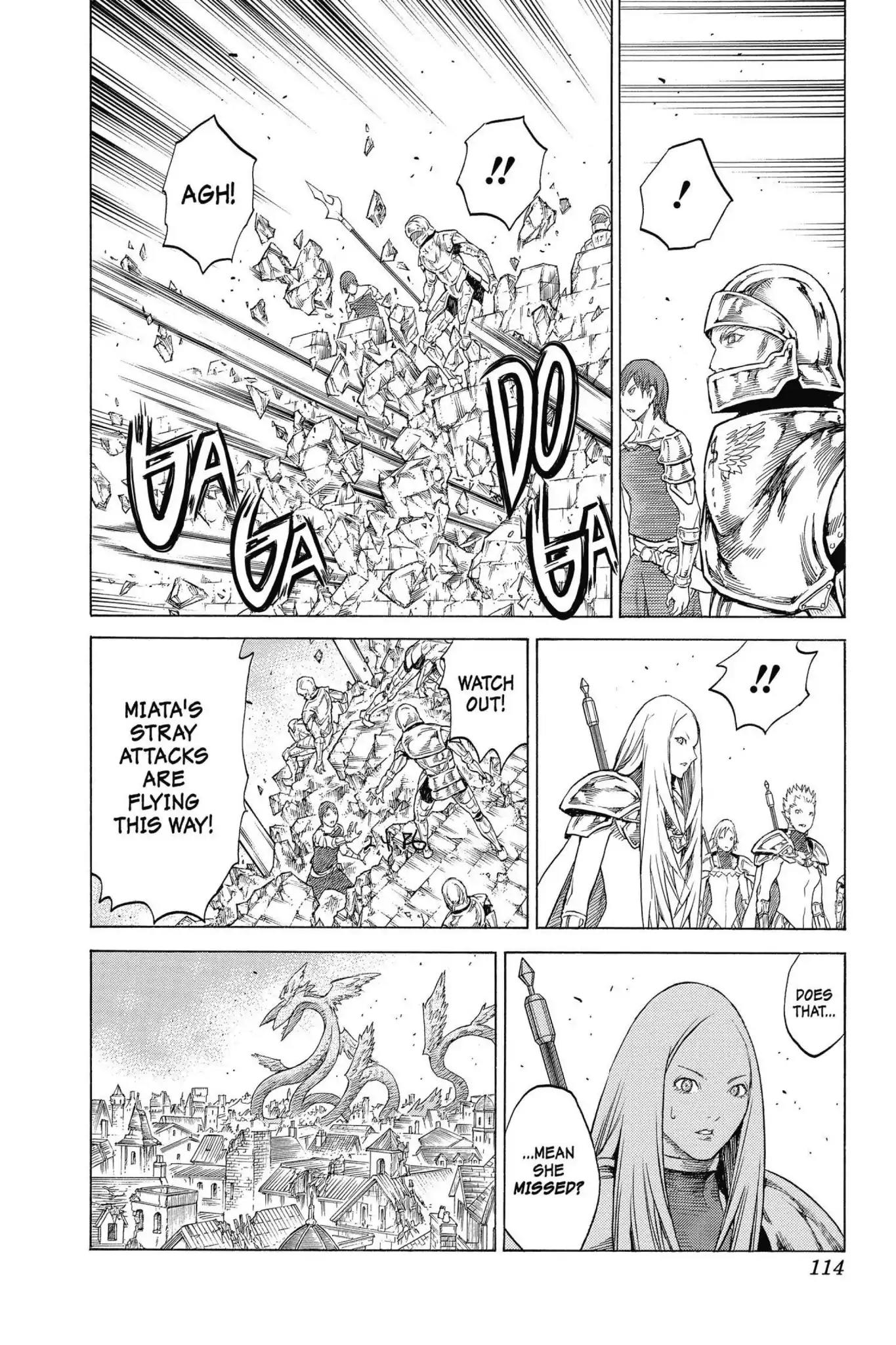Claymore Chapter 141 page 17 - Chapter 141: Vol.25 Scene 141: Sword of the Dark Deep, Part 3