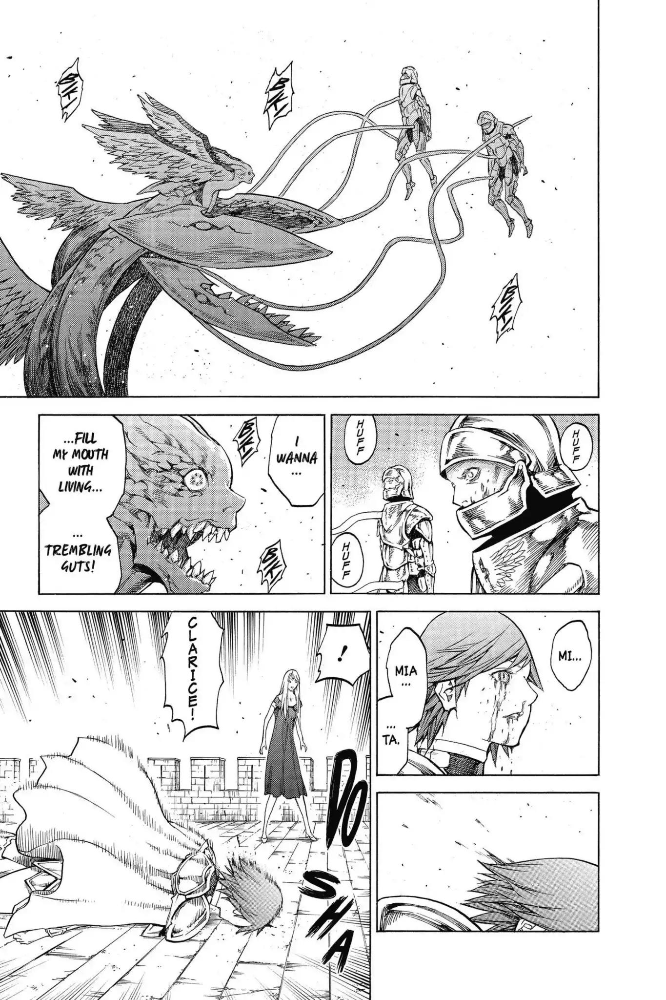 Claymore Chapter 141 page 22 - Chapter 141: Vol.25 Scene 141: Sword of the Dark Deep, Part 3