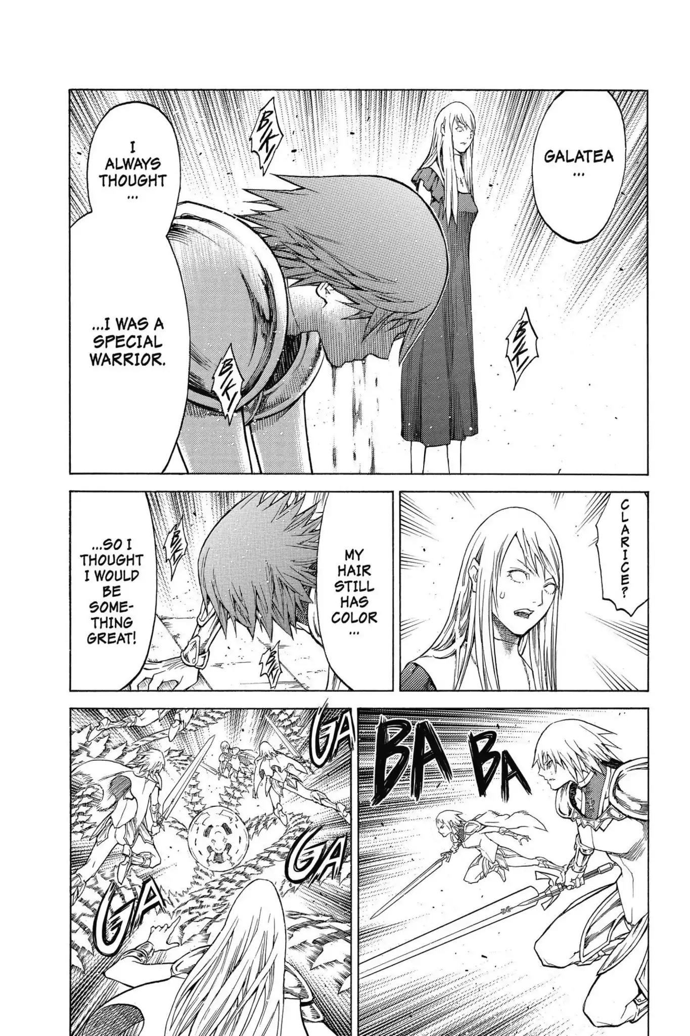 Claymore Chapter 141 page 25 - Chapter 141: Vol.25 Scene 141: Sword of the Dark Deep, Part 3