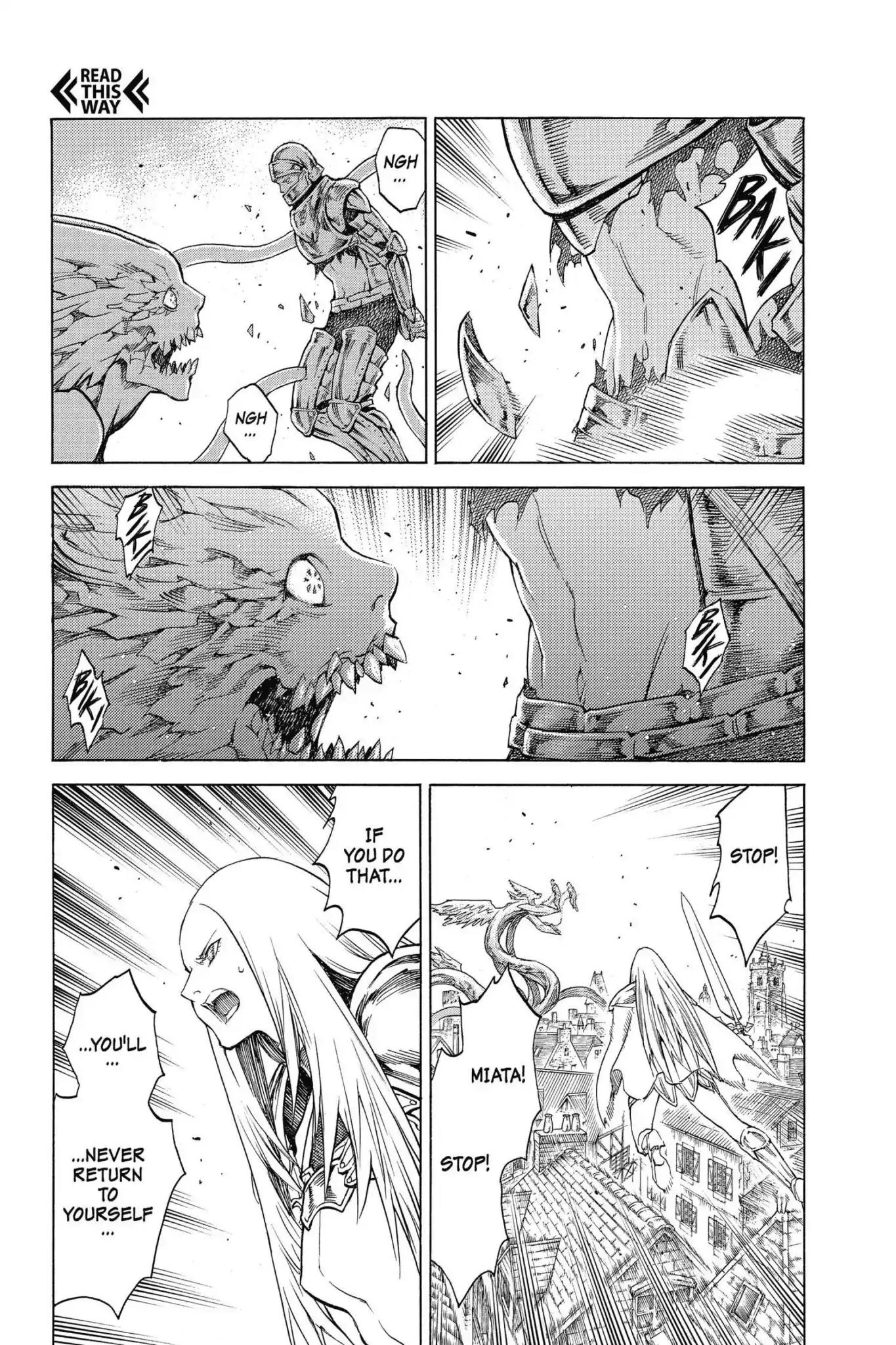 Claymore Chapter 141 page 26 - Chapter 141: Vol.25 Scene 141: Sword of the Dark Deep, Part 3