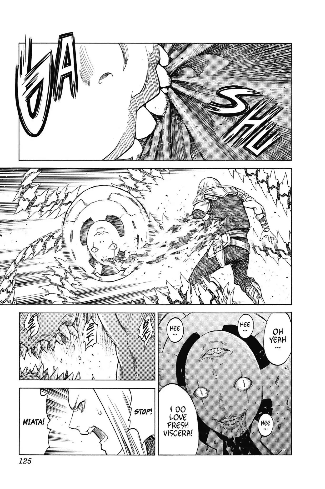 Claymore Chapter 141 page 28 - Chapter 141: Vol.25 Scene 141: Sword of the Dark Deep, Part 3