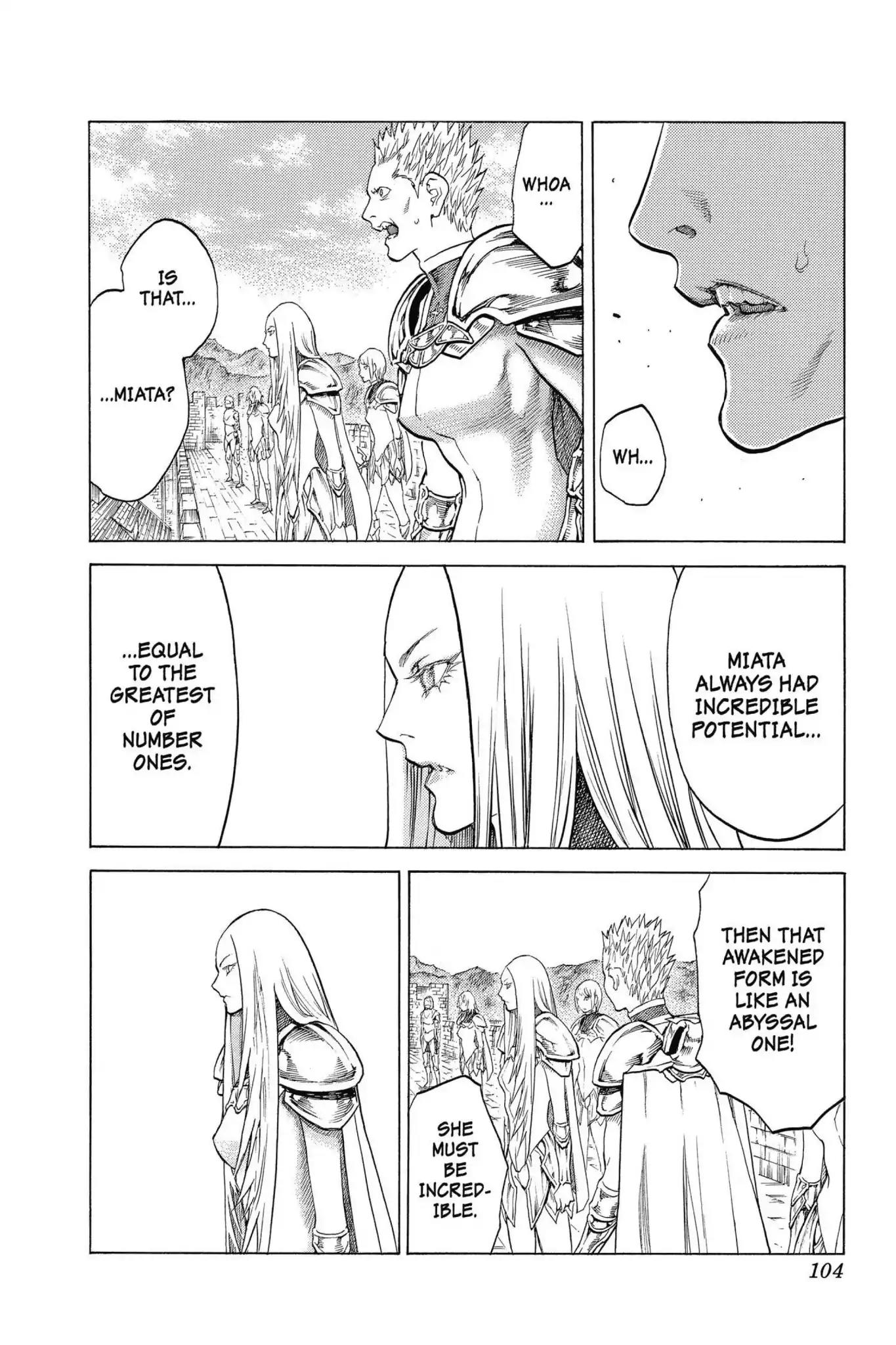 Claymore Chapter 141 page 7 - Chapter 141: Vol.25 Scene 141: Sword of the Dark Deep, Part 3