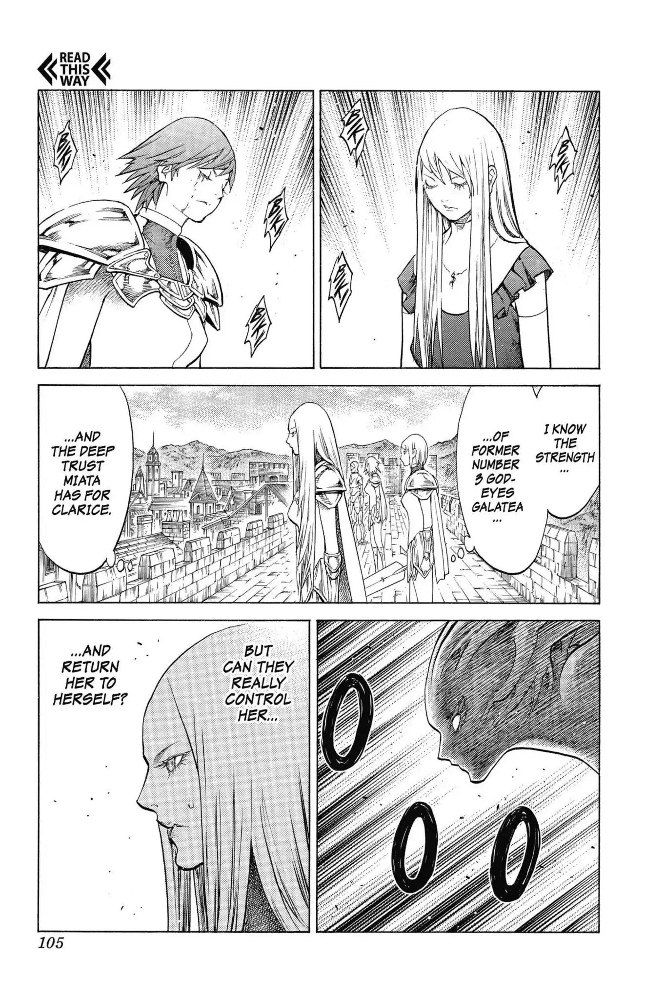 Claymore Chapter 141 page 8 - Chapter 141: Vol.25 Scene 141: Sword of the Dark Deep, Part 3