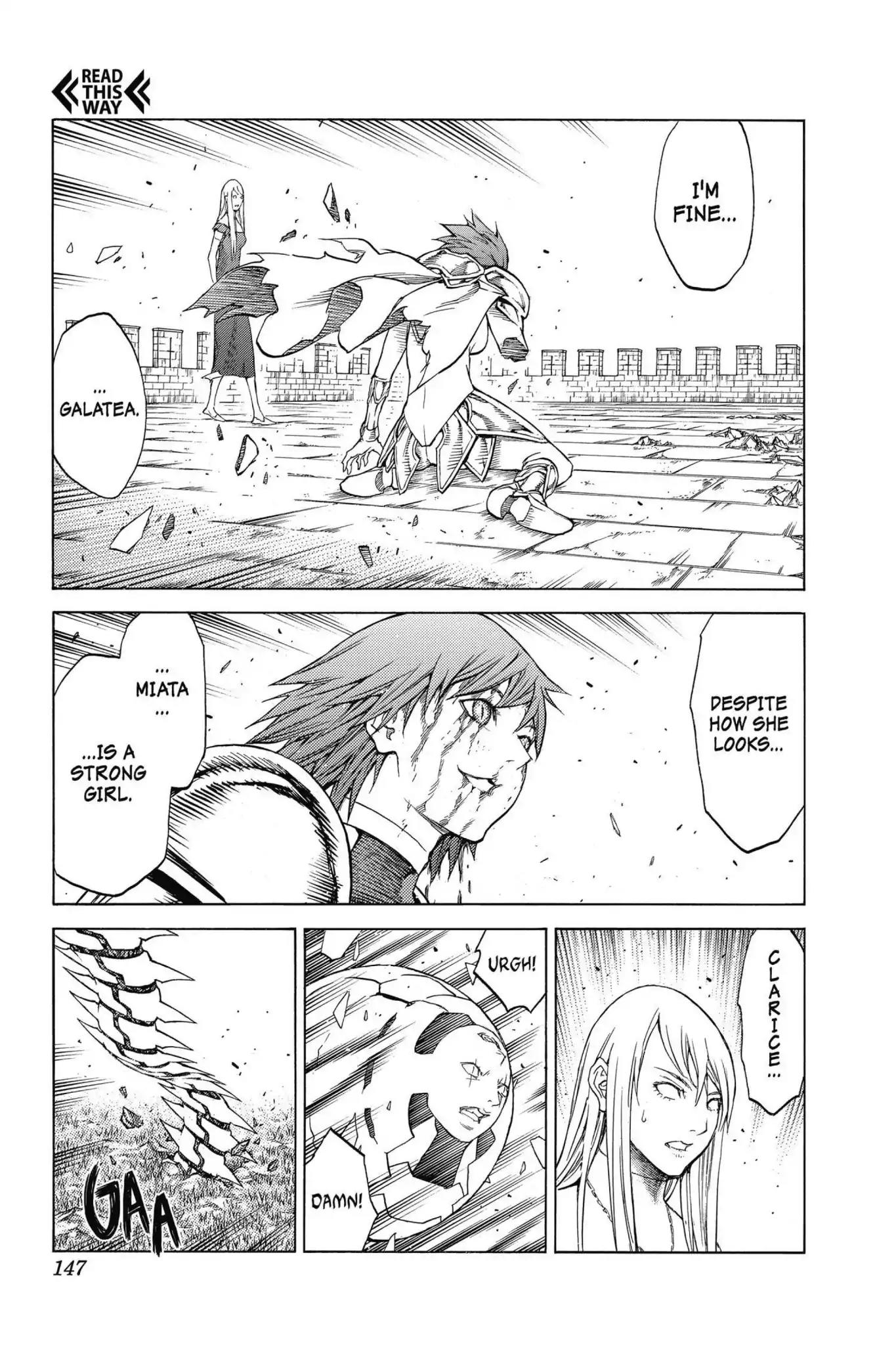 Claymore Chapter 142 page 18 - Chapter 142: Vol.25 Scene 142: Sword of the Dark Deep, Part 4