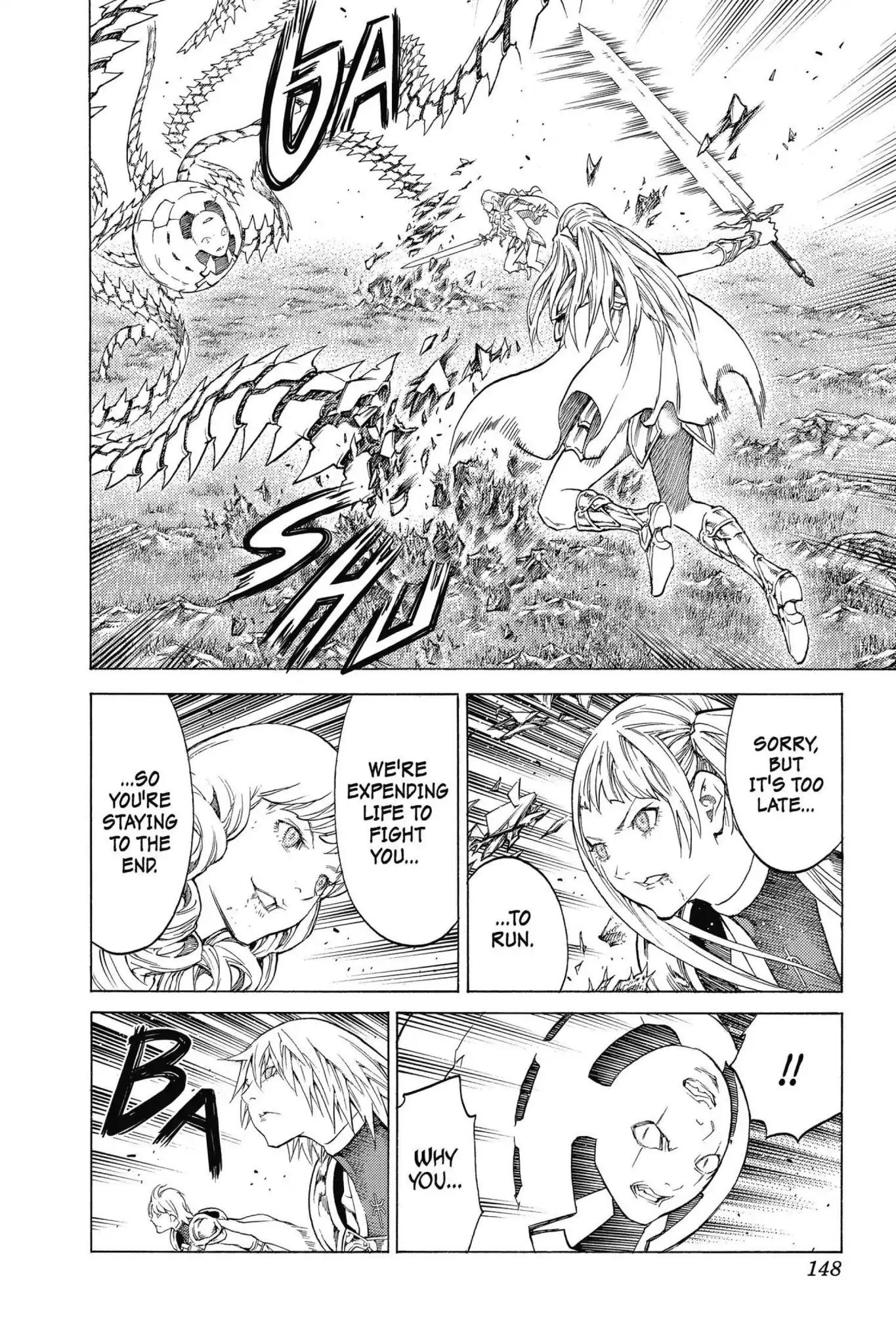 Claymore Chapter 142 page 19 - Chapter 142: Vol.25 Scene 142: Sword of the Dark Deep, Part 4
