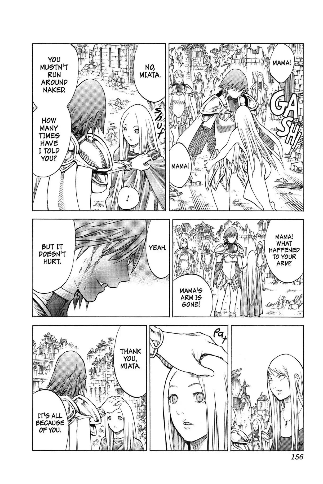 Claymore Chapter 142 page 25 - Chapter 142: Vol.25 Scene 142: Sword of the Dark Deep, Part 4