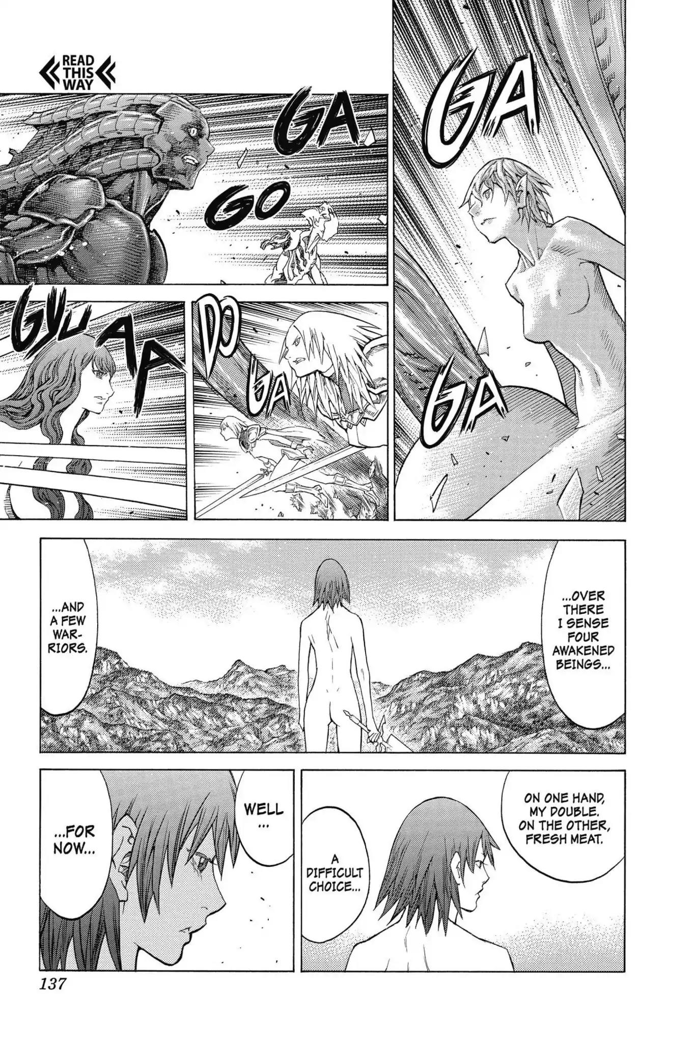 Claymore Chapter 142 page 9 - Chapter 142: Vol.25 Scene 142: Sword of the Dark Deep, Part 4