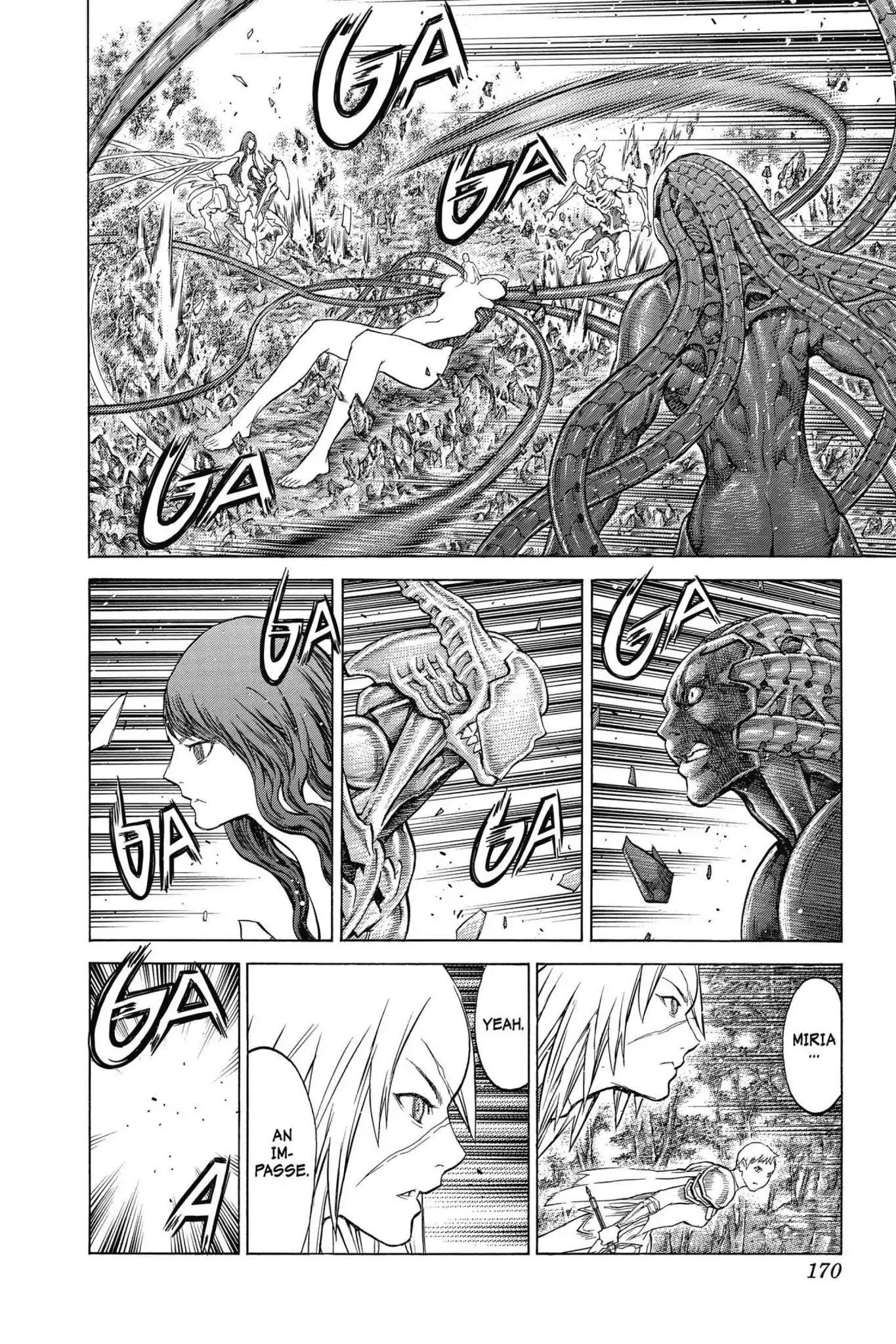 Claymore Chapter 143 page 10 - Chapter 143: Vol.25 Scene 143: Sword of the Dark Deep, Part 5