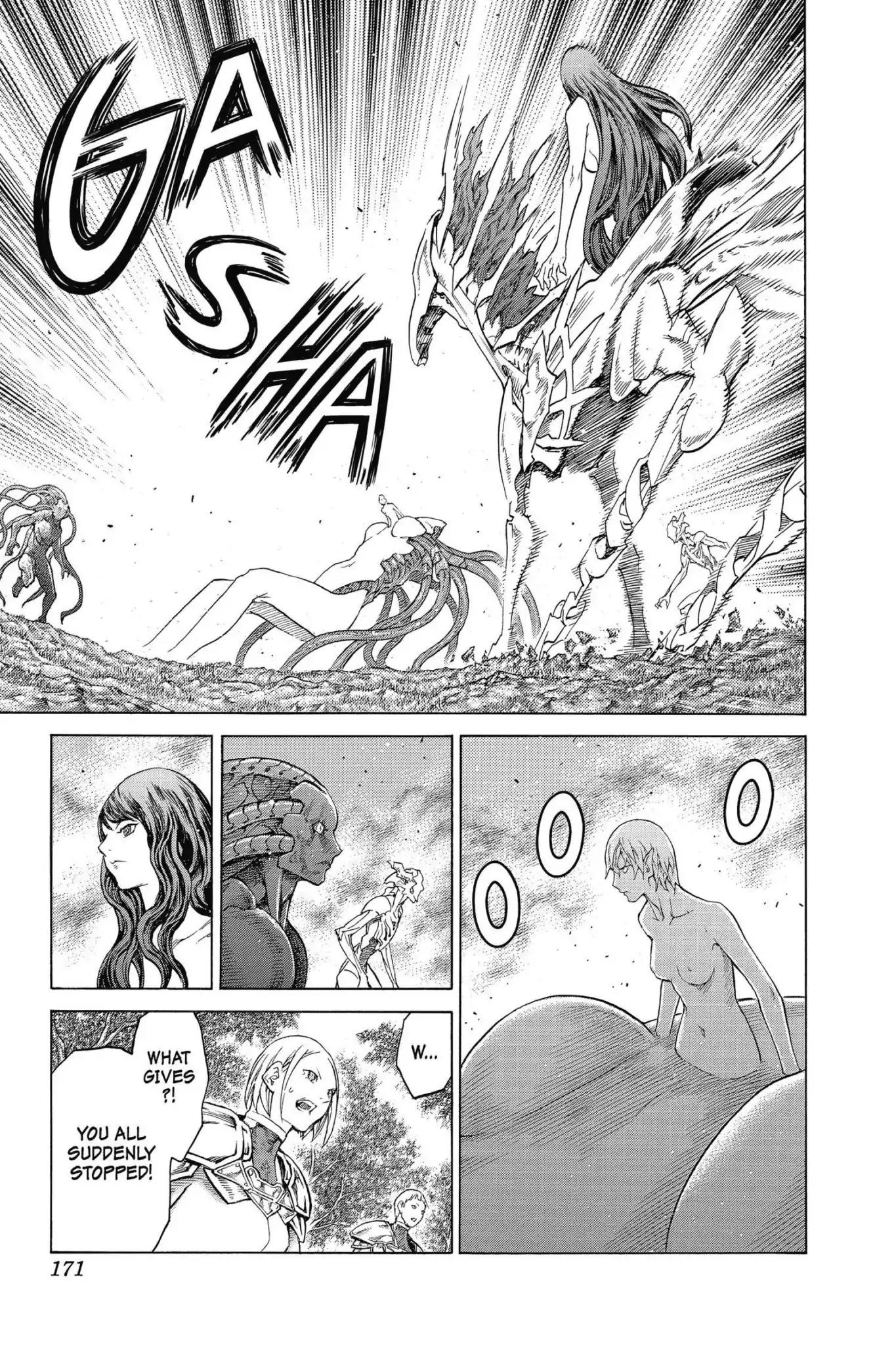 Claymore Chapter 143 page 11 - Chapter 143: Vol.25 Scene 143: Sword of the Dark Deep, Part 5