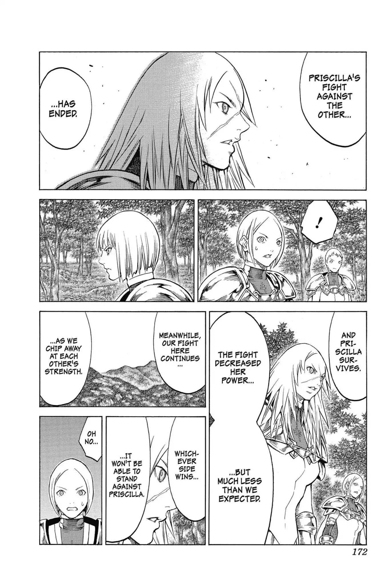 Claymore Chapter 143 page 12 - Chapter 143: Vol.25 Scene 143: Sword of the Dark Deep, Part 5