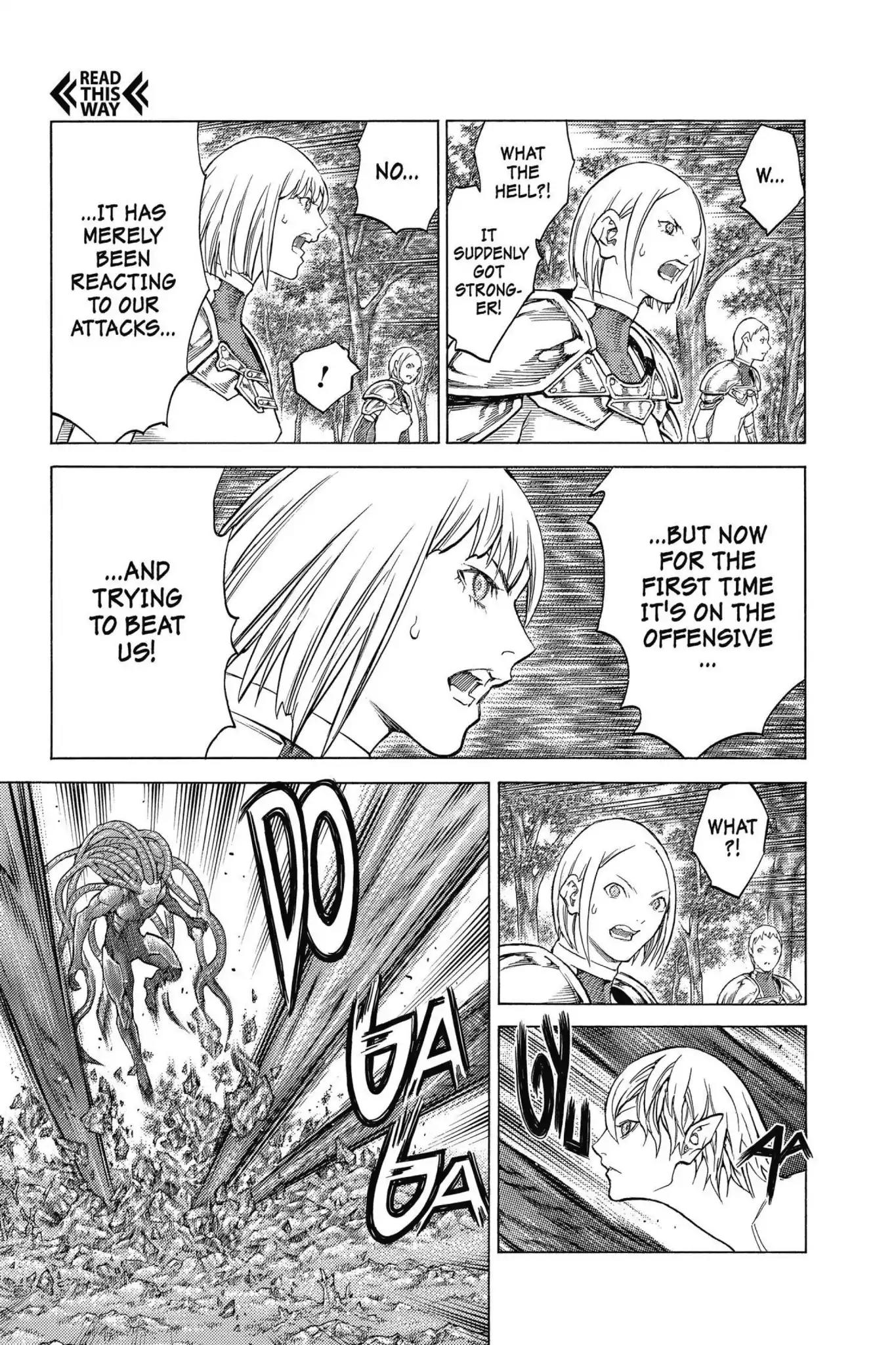 Claymore Chapter 143 page 17 - Chapter 143: Vol.25 Scene 143: Sword of the Dark Deep, Part 5