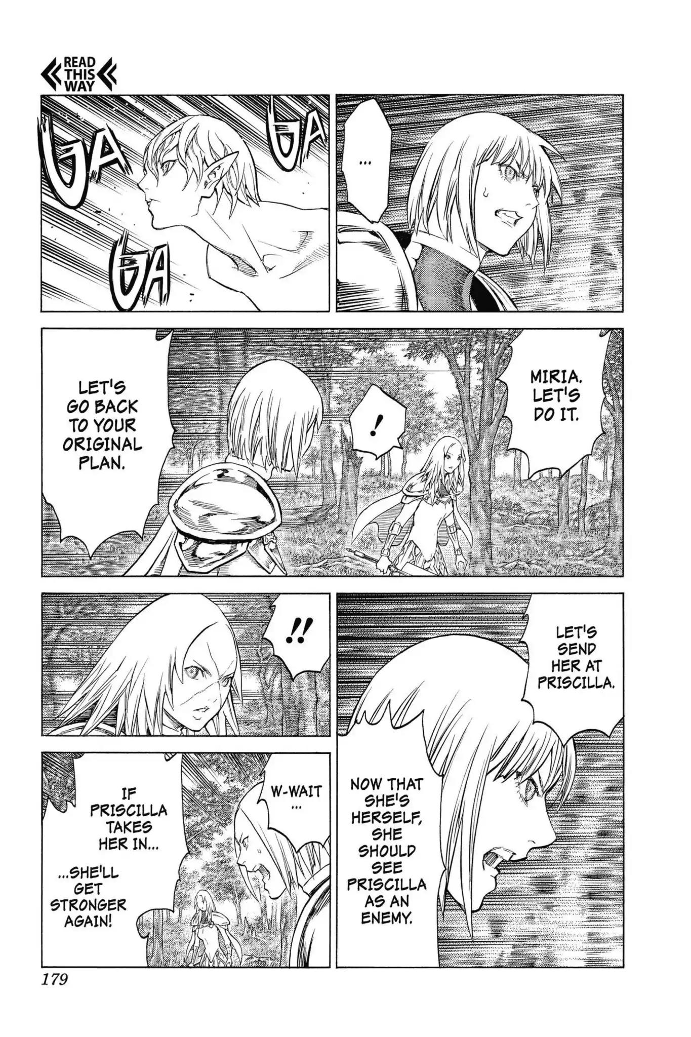 Claymore Chapter 143 page 19 - Chapter 143: Vol.25 Scene 143: Sword of the Dark Deep, Part 5
