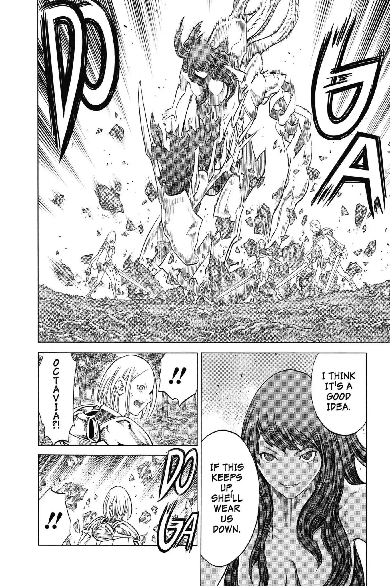 Claymore Chapter 143 page 20 - Chapter 143: Vol.25 Scene 143: Sword of the Dark Deep, Part 5