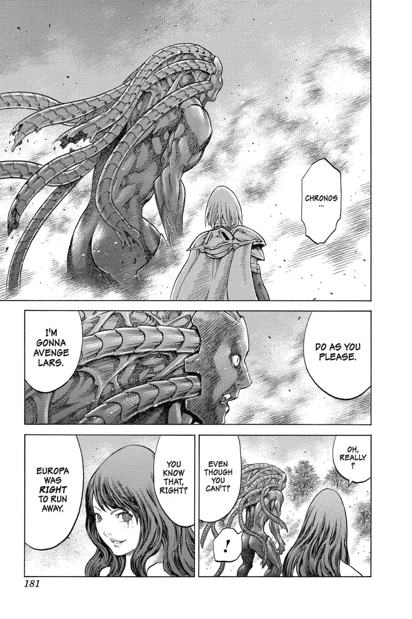 Claymore Chapter 143 page 21 - Chapter 143: Vol.25 Scene 143: Sword of the Dark Deep, Part 5