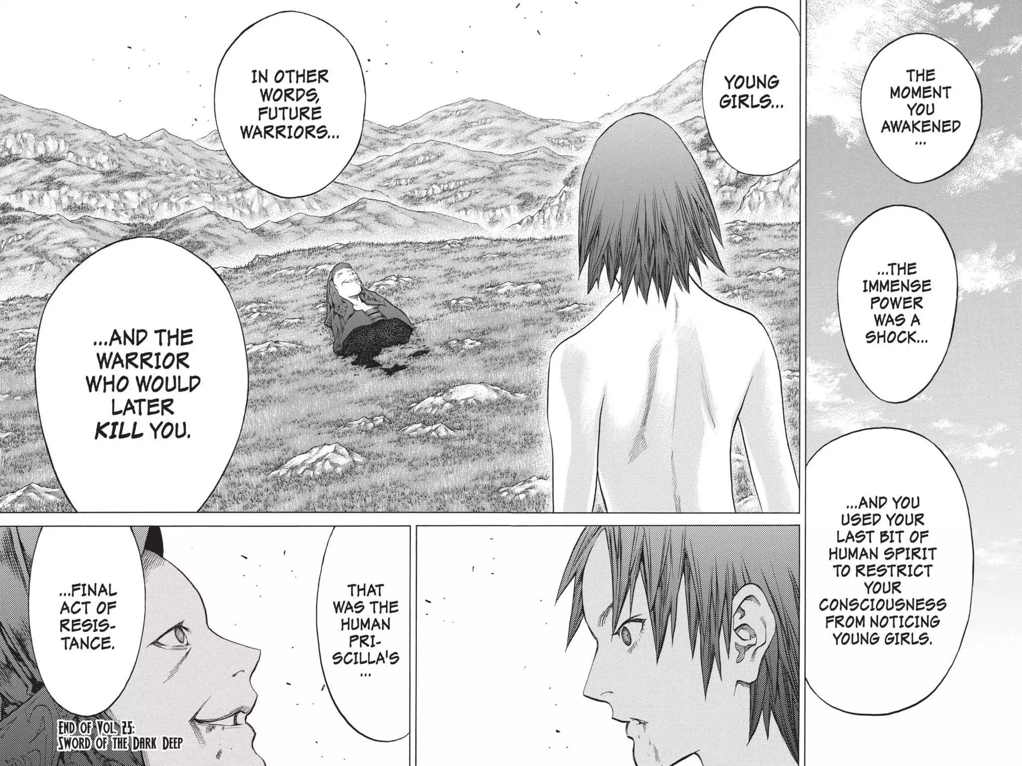 Claymore Chapter 143 page 30 - Chapter 143: Vol.25 Scene 143: Sword of the Dark Deep, Part 5
