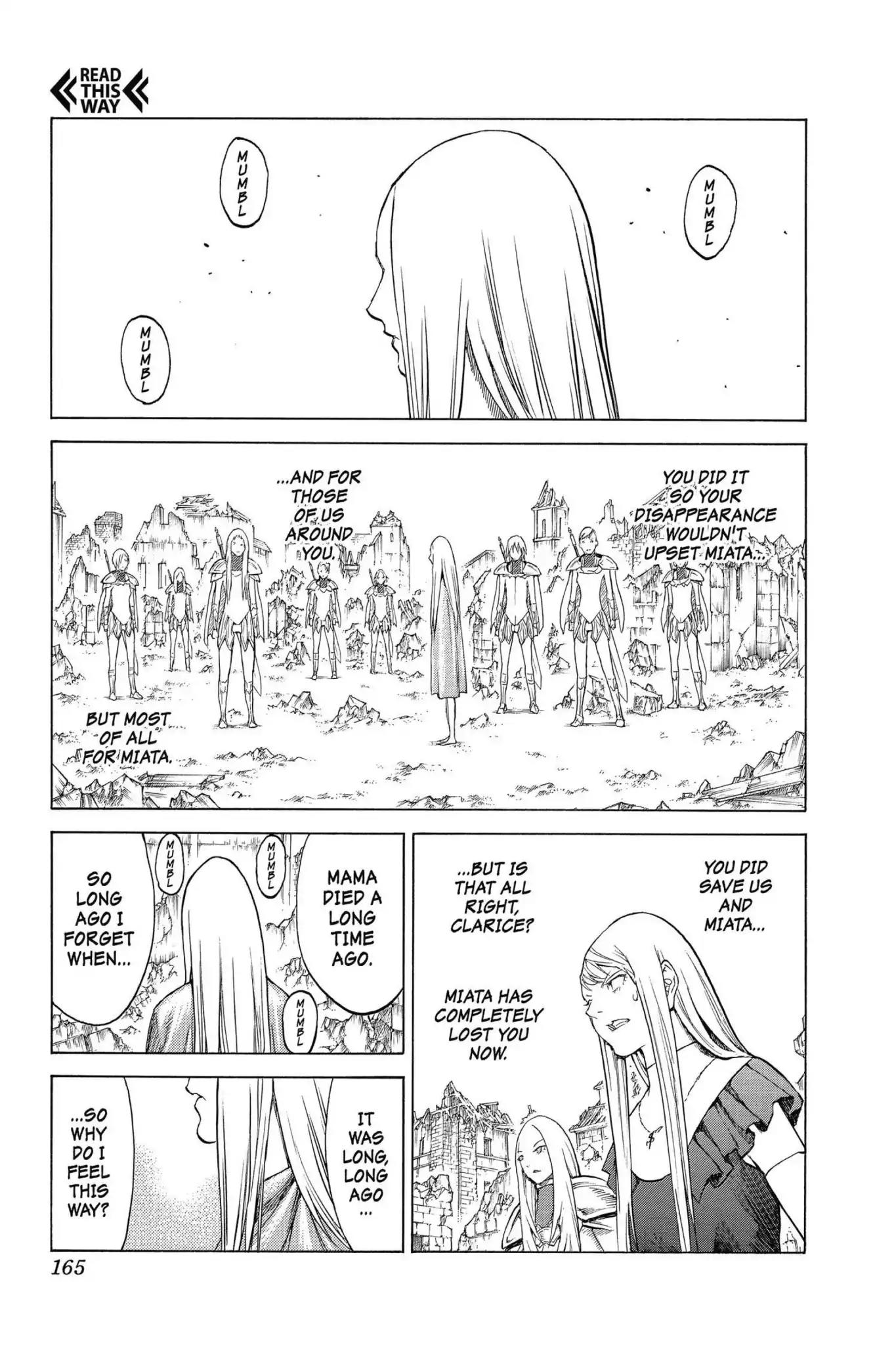Claymore Chapter 143 page 5 - Chapter 143: Vol.25 Scene 143: Sword of the Dark Deep, Part 5