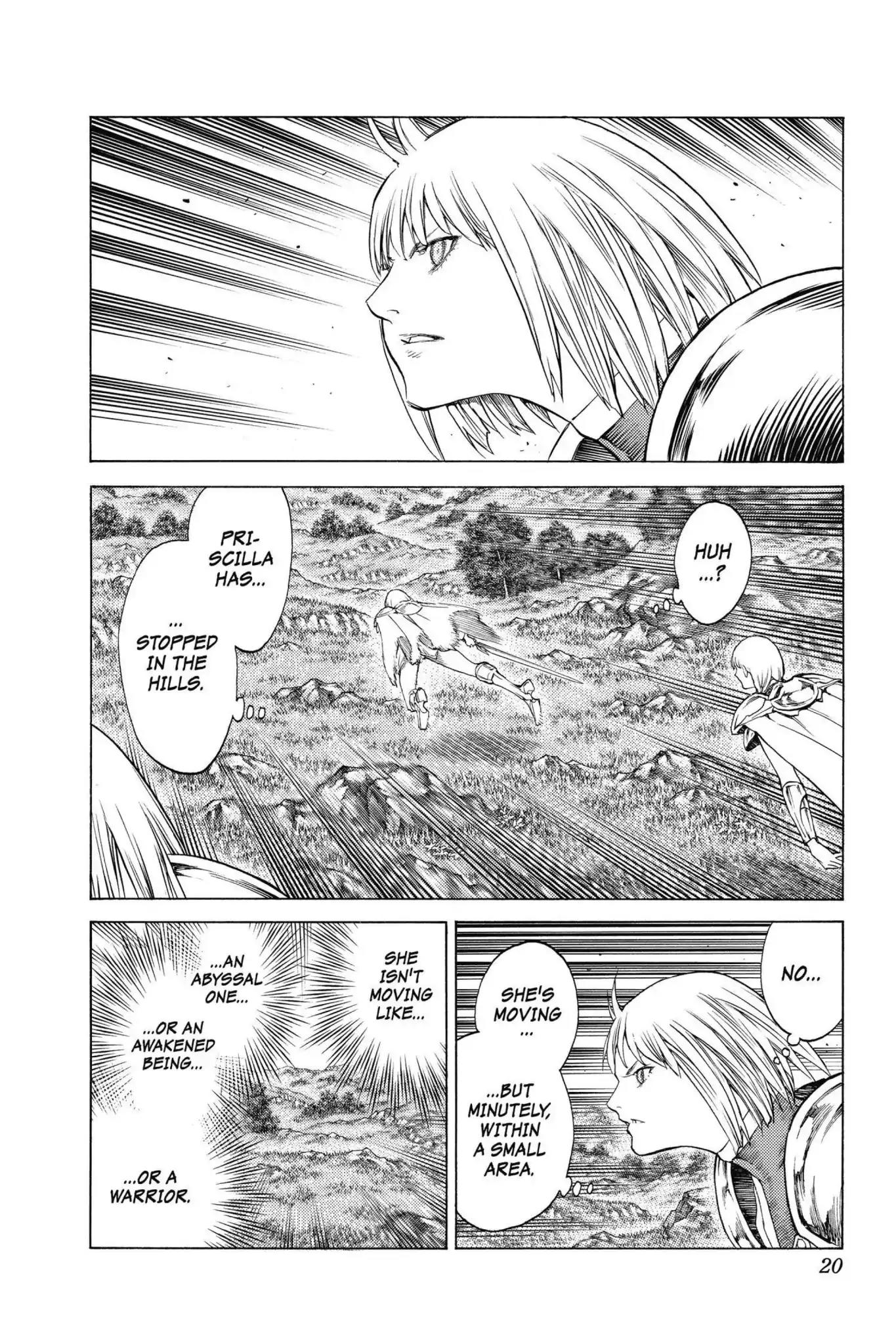 Claymore Chapter 144 page 18 - Chapter 144: Vol.26 Scene 144: A Blade from Far Away, Part 1