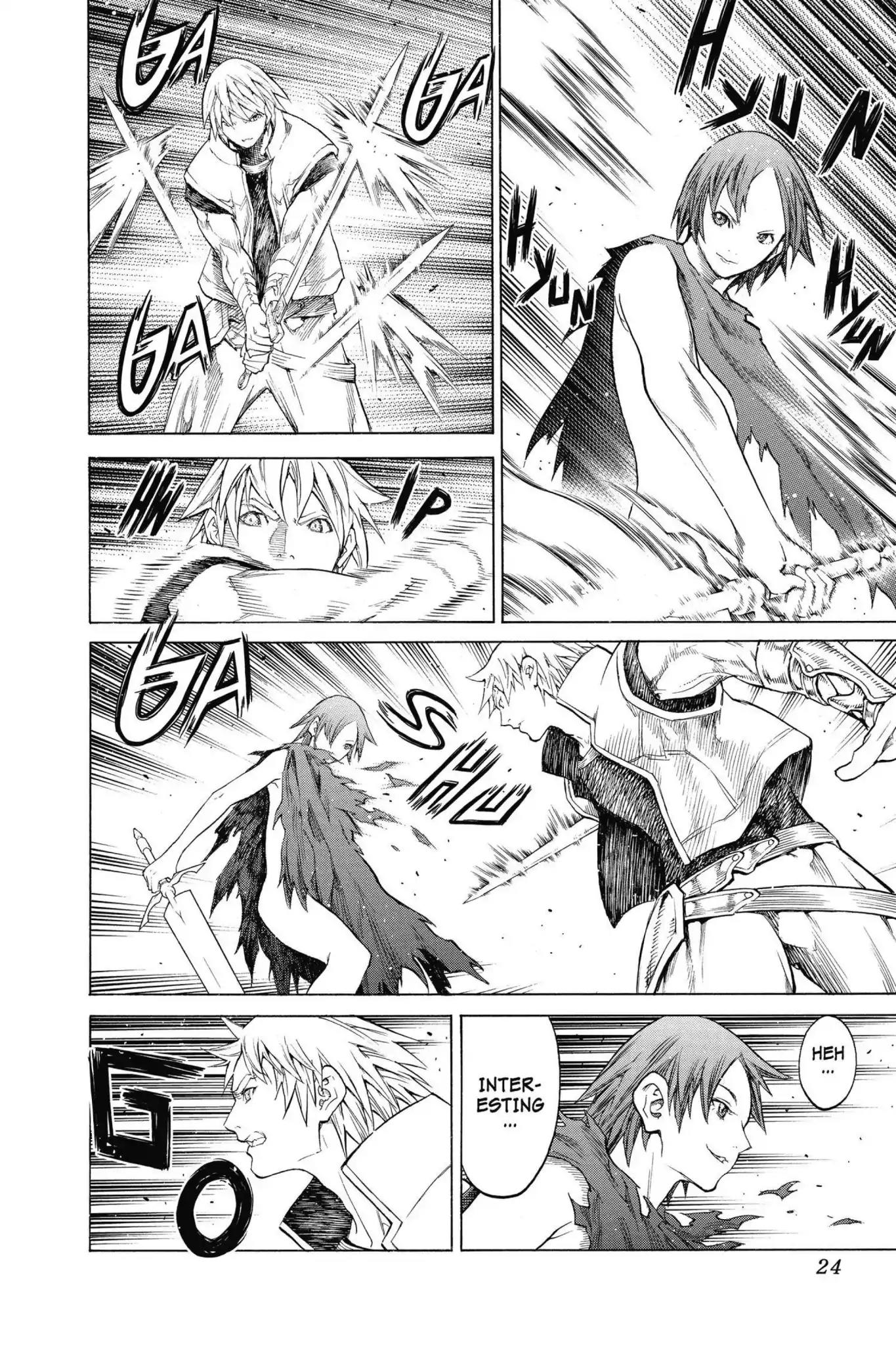 Claymore Chapter 144 page 22 - Chapter 144: Vol.26 Scene 144: A Blade from Far Away, Part 1
