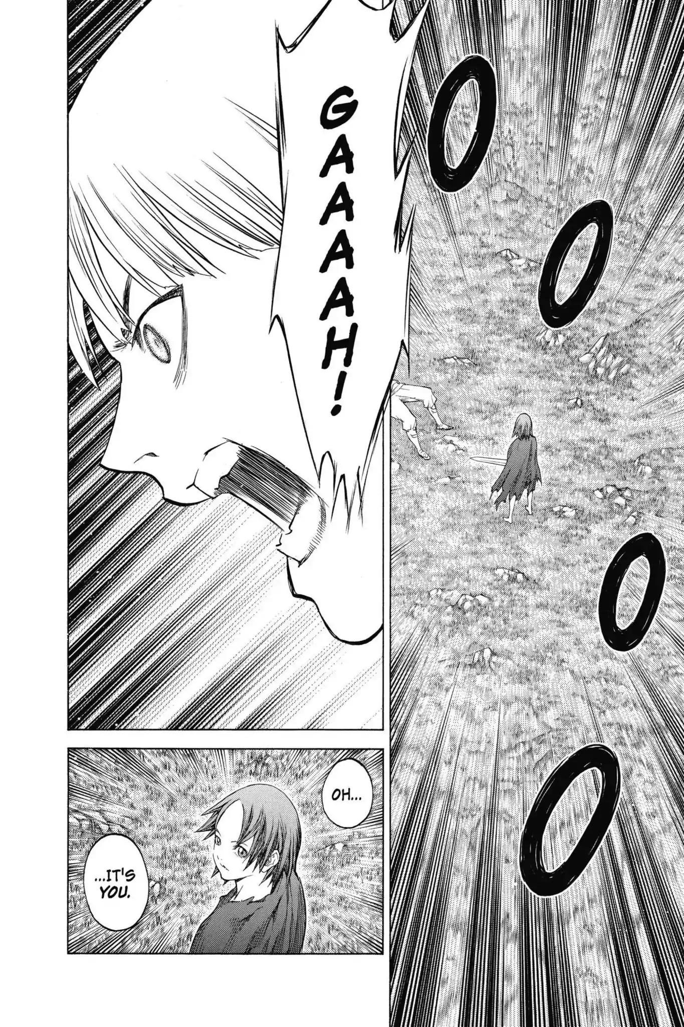 Claymore Chapter 144 page 27 - Chapter 144: Vol.26 Scene 144: A Blade from Far Away, Part 1