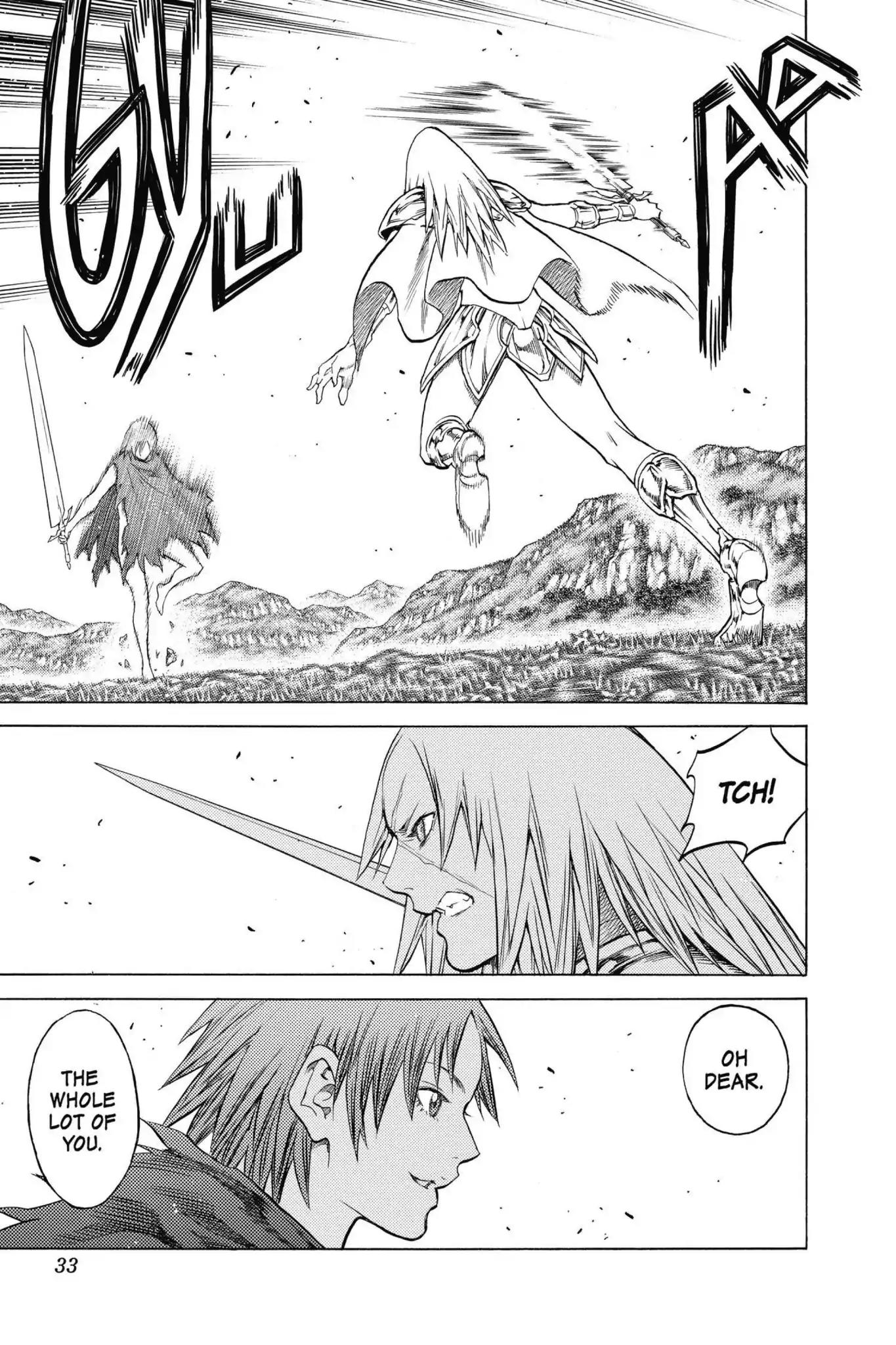 Claymore Chapter 144 page 30 - Chapter 144: Vol.26 Scene 144: A Blade from Far Away, Part 1