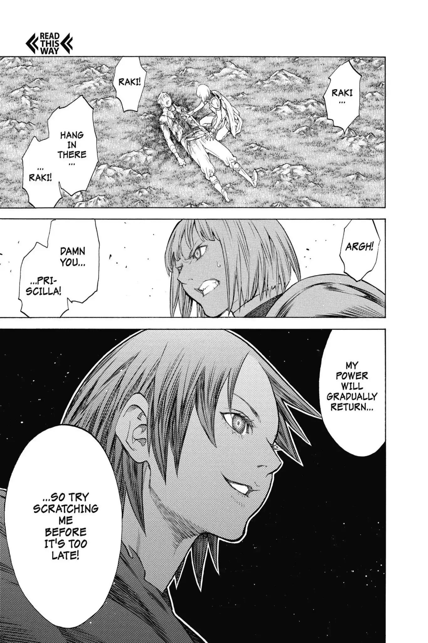 Claymore Chapter 144 page 33 - Chapter 144: Vol.26 Scene 144: A Blade from Far Away, Part 1