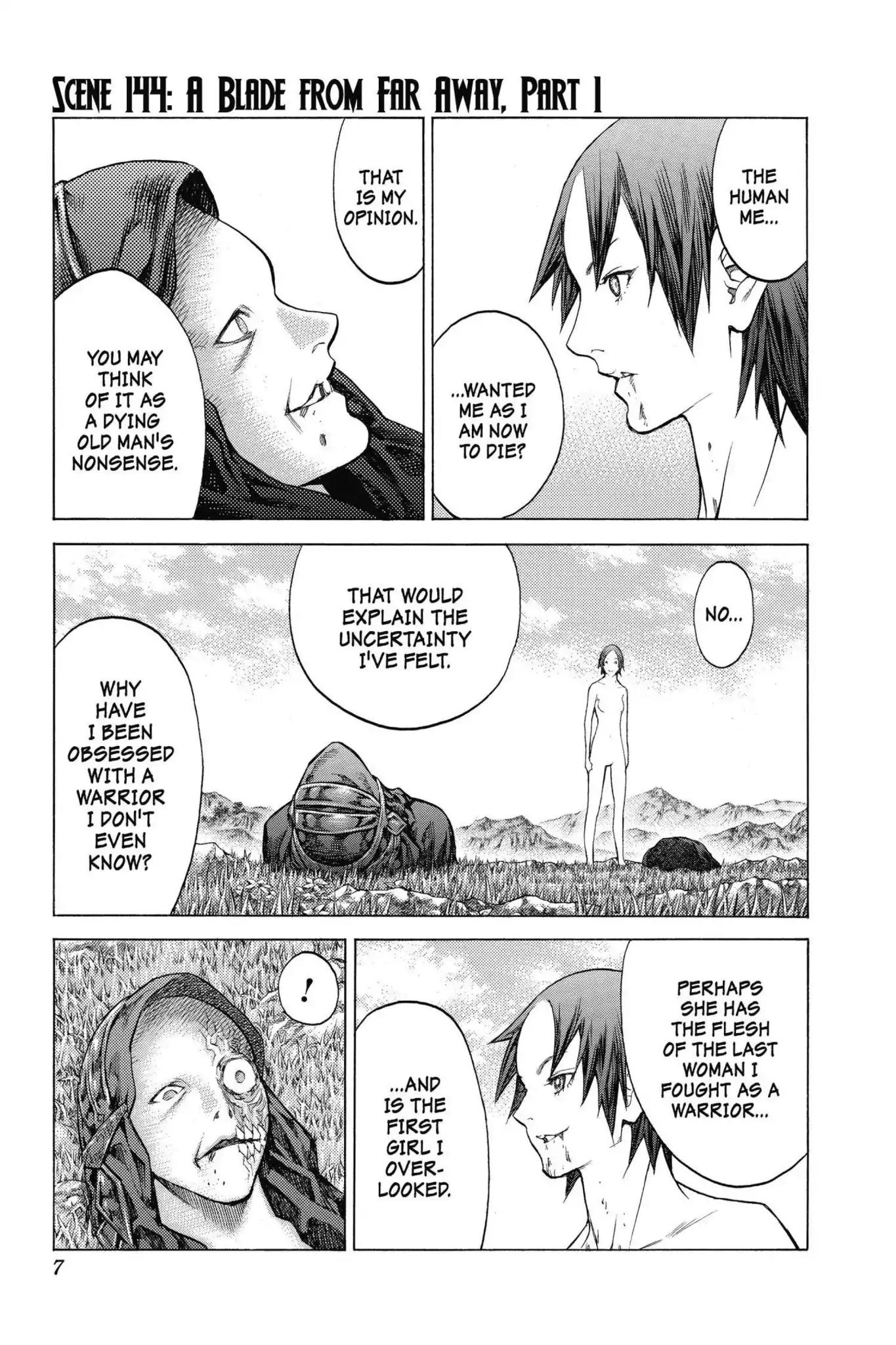 Claymore Chapter 144 page 7 - Chapter 144: Vol.26 Scene 144: A Blade from Far Away, Part 1