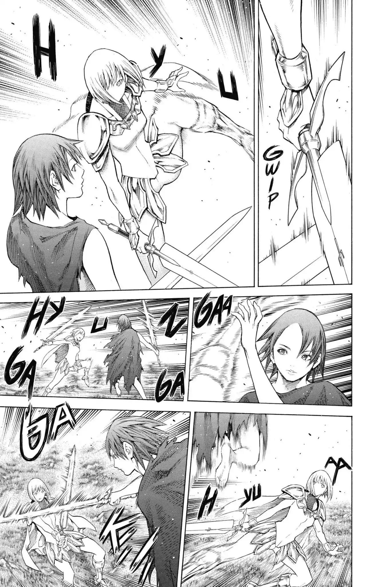 Claymore Chapter 145 page 12 - Chapter 145: Vol.26 Scene 145: A Blade from Far Away, Part 2