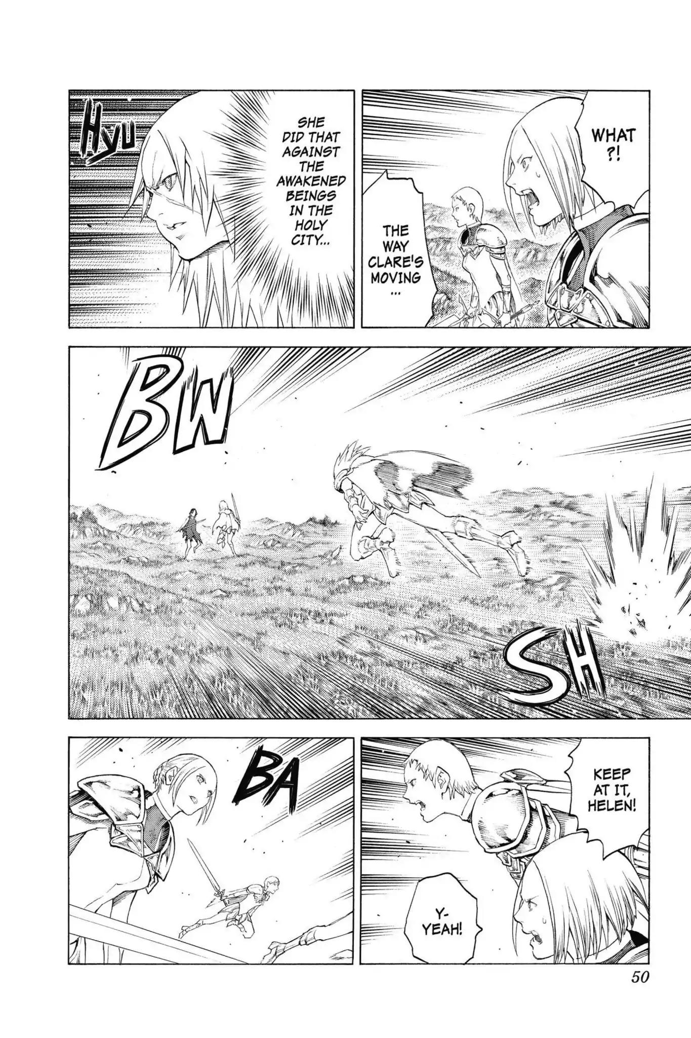 Claymore Chapter 145 page 13 - Chapter 145: Vol.26 Scene 145: A Blade from Far Away, Part 2