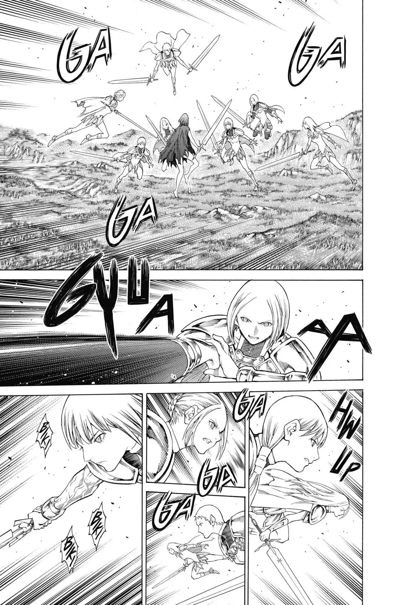 Claymore Chapter 145 page 14 - Chapter 145: Vol.26 Scene 145: A Blade from Far Away, Part 2