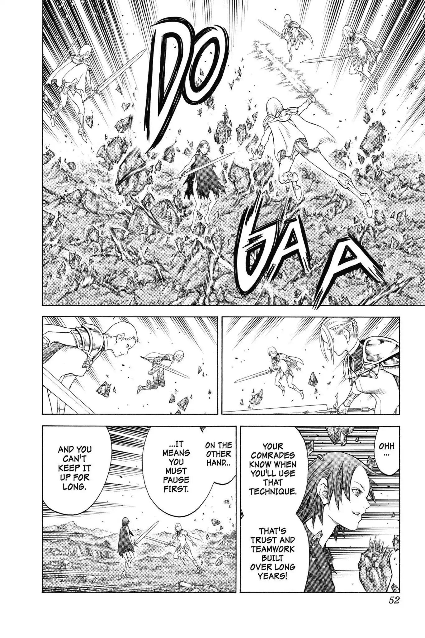 Claymore Chapter 145 page 15 - Chapter 145: Vol.26 Scene 145: A Blade from Far Away, Part 2