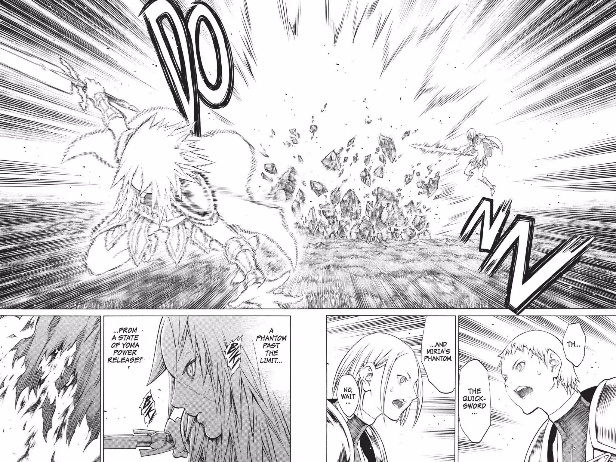 Claymore Chapter 145 page 17 - Chapter 145: Vol.26 Scene 145: A Blade from Far Away, Part 2