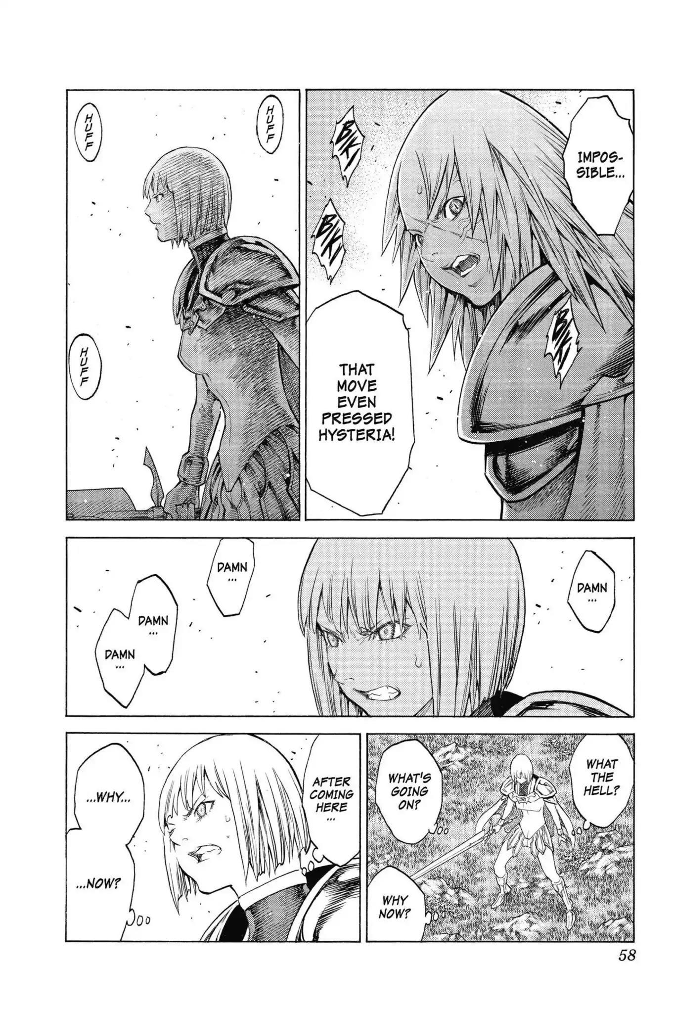 Claymore Chapter 145 page 19 - Chapter 145: Vol.26 Scene 145: A Blade from Far Away, Part 2