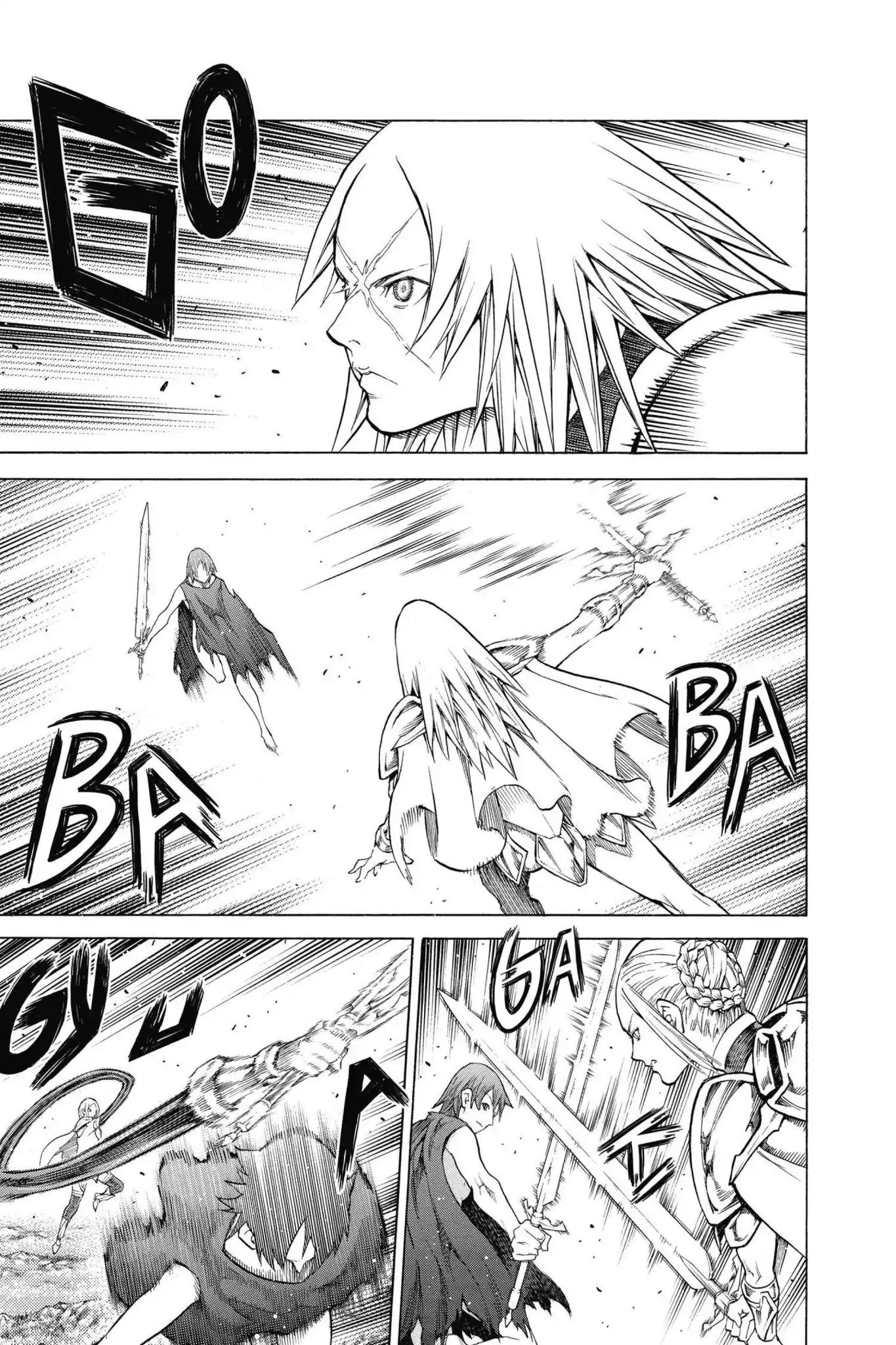 Claymore Chapter 145 page 2 - Chapter 145: Vol.26 Scene 145: A Blade from Far Away, Part 2