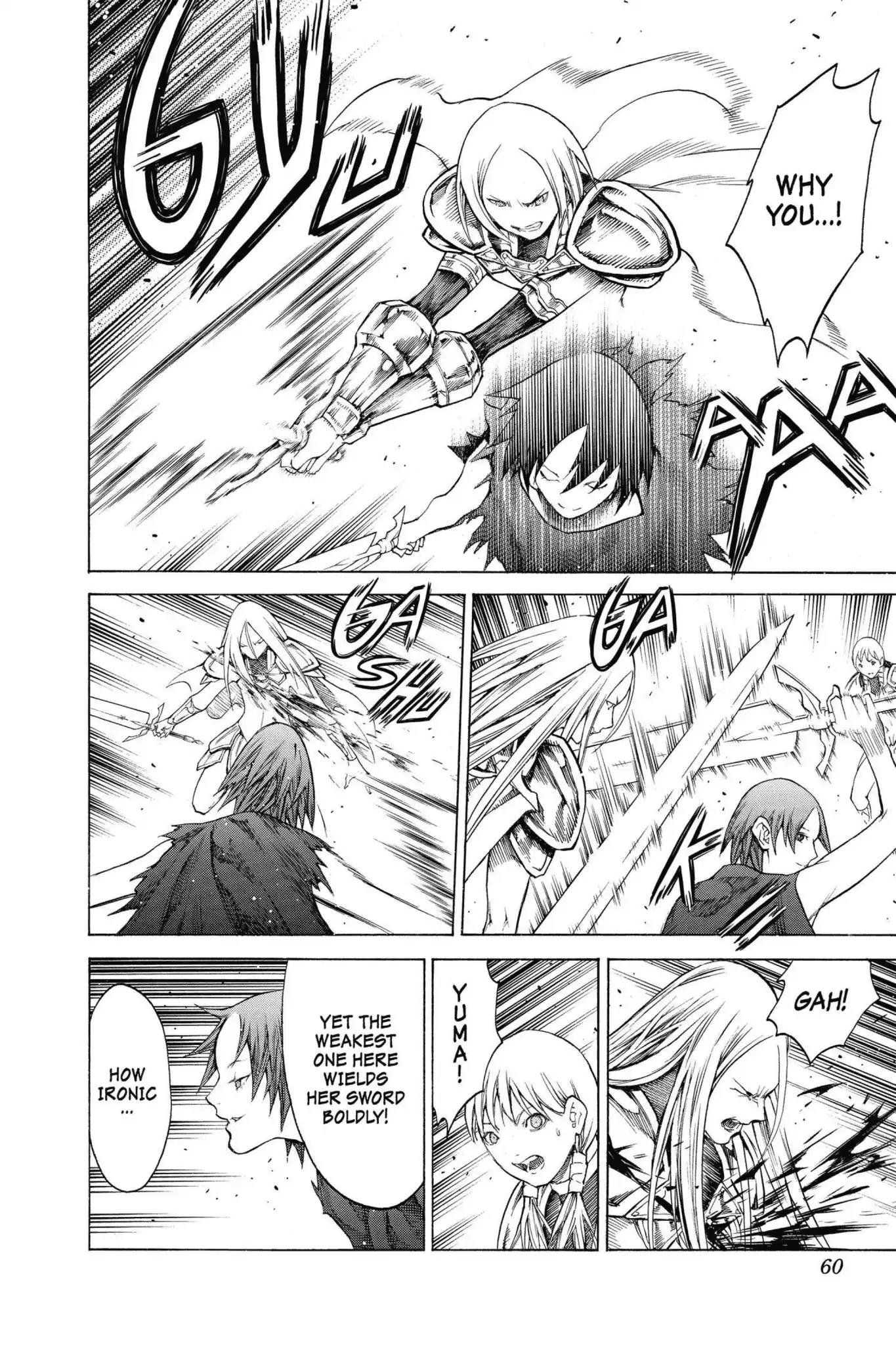 Claymore Chapter 145 page 21 - Chapter 145: Vol.26 Scene 145: A Blade from Far Away, Part 2