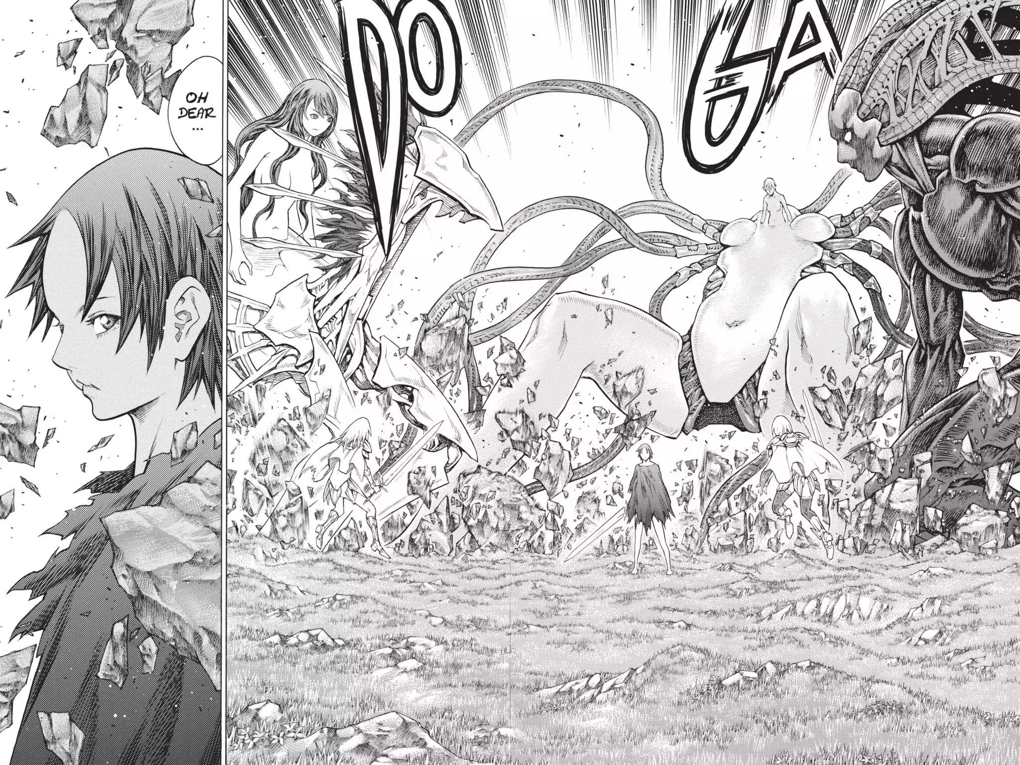 Claymore Chapter 145 page 27 - Chapter 145: Vol.26 Scene 145: A Blade from Far Away, Part 2