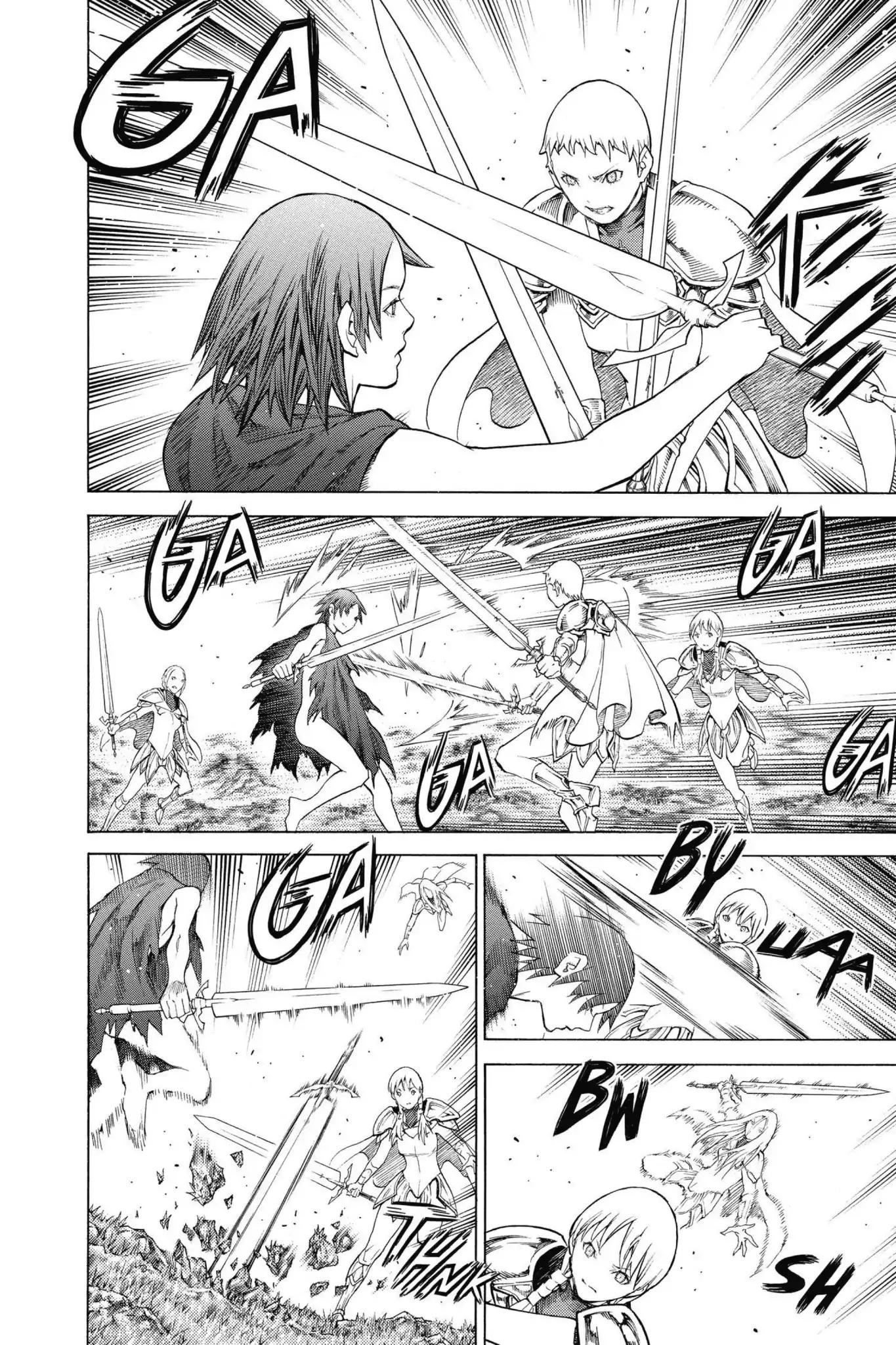 Claymore Chapter 145 page 3 - Chapter 145: Vol.26 Scene 145: A Blade from Far Away, Part 2